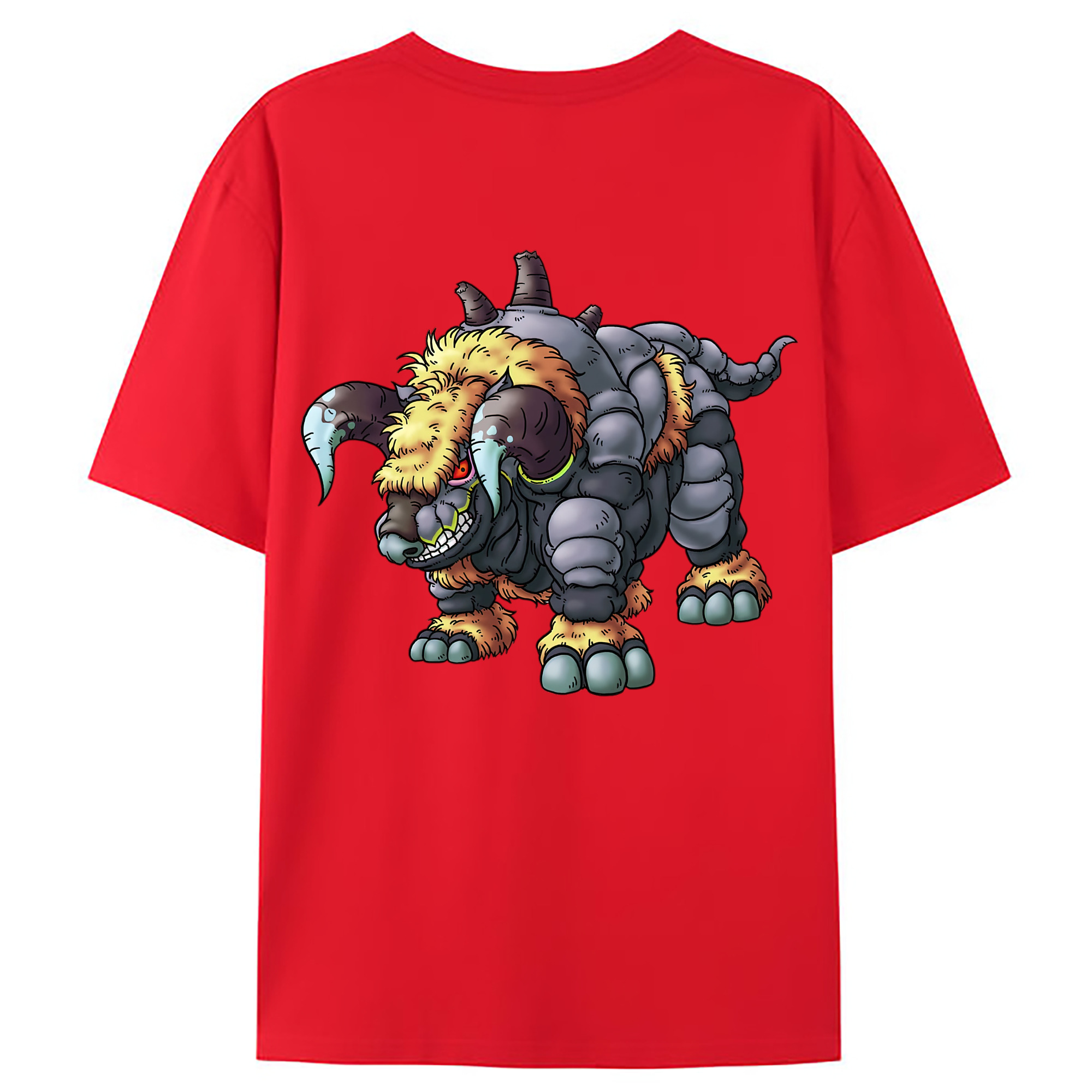 （画像用） ドラゴンクエスト Doragon Kuesuto Dragon Quest 綿100％ メンズ半袖Tシャツ（バックプリント） 通気性