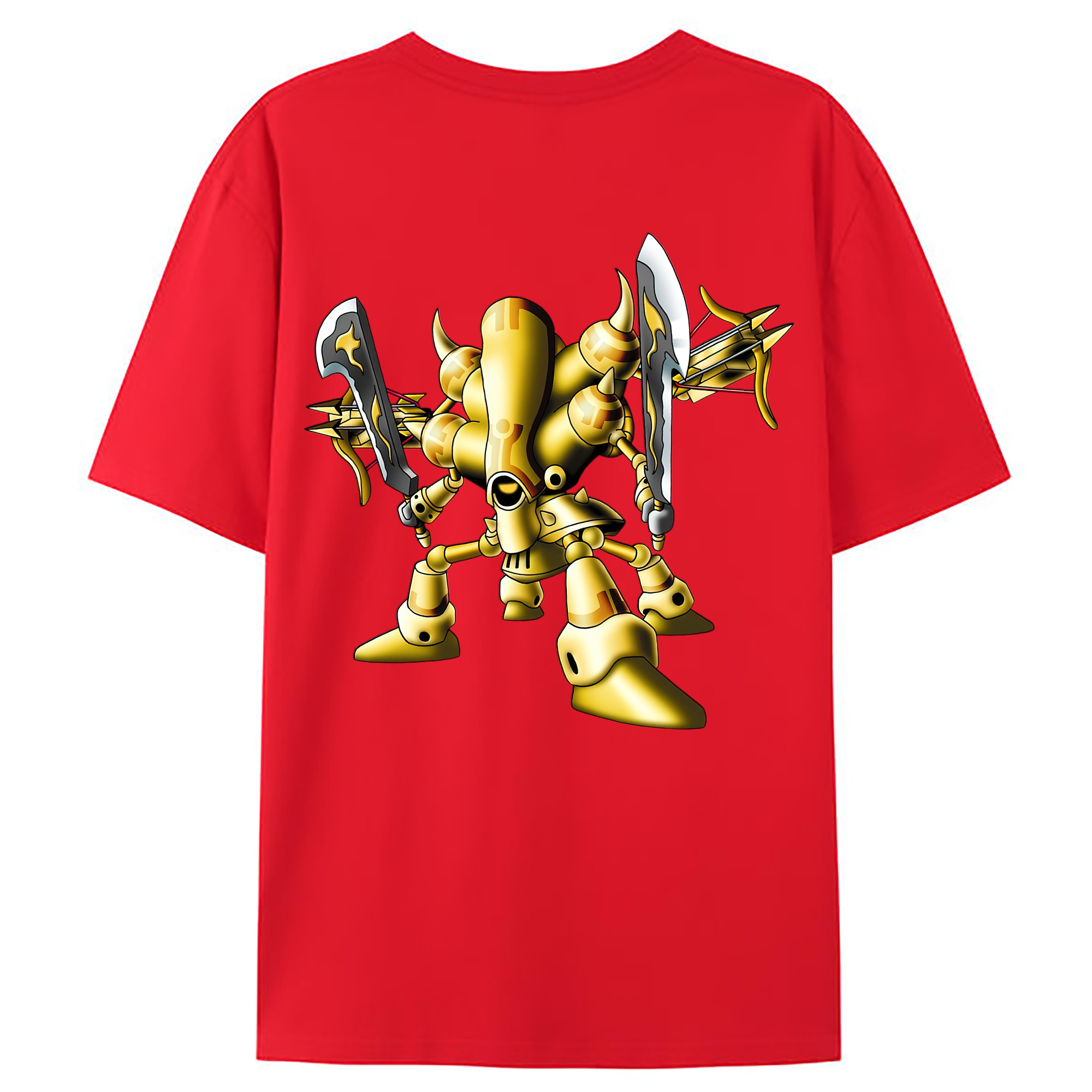 （画像用） ドラゴンクエスト Doragon Kuesuto Dragon Quest 綿100％ メンズ半袖Tシャツ（バックプリント） 通気性