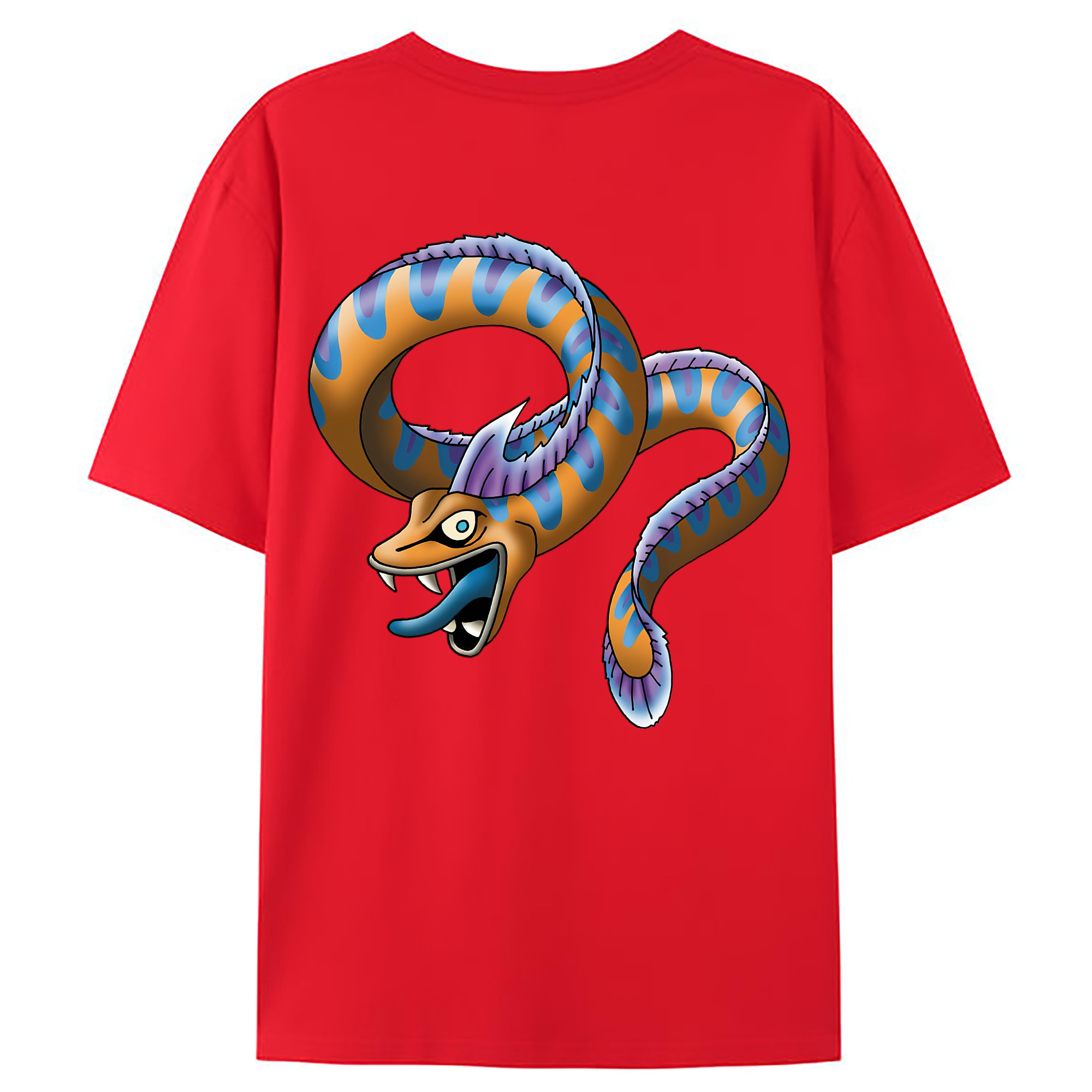 （画像用） ドラゴンクエスト Doragon Kuesuto Dragon Quest 綿100％ メンズ半袖Tシャツ（バックプリント） 通気性