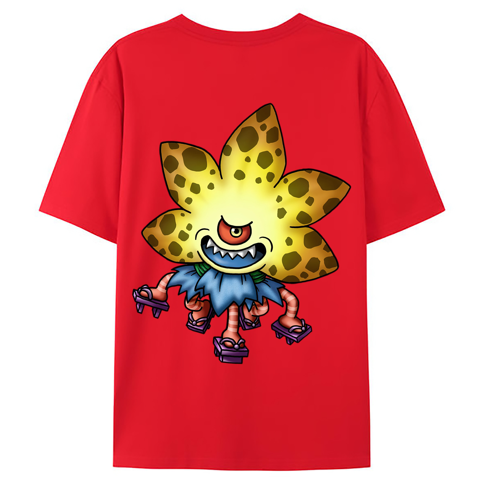 （画像用） ドラゴンクエスト Doragon Kuesuto Dragon Quest 綿100％ メンズ半袖Tシャツ（バックプリント） 通気性
