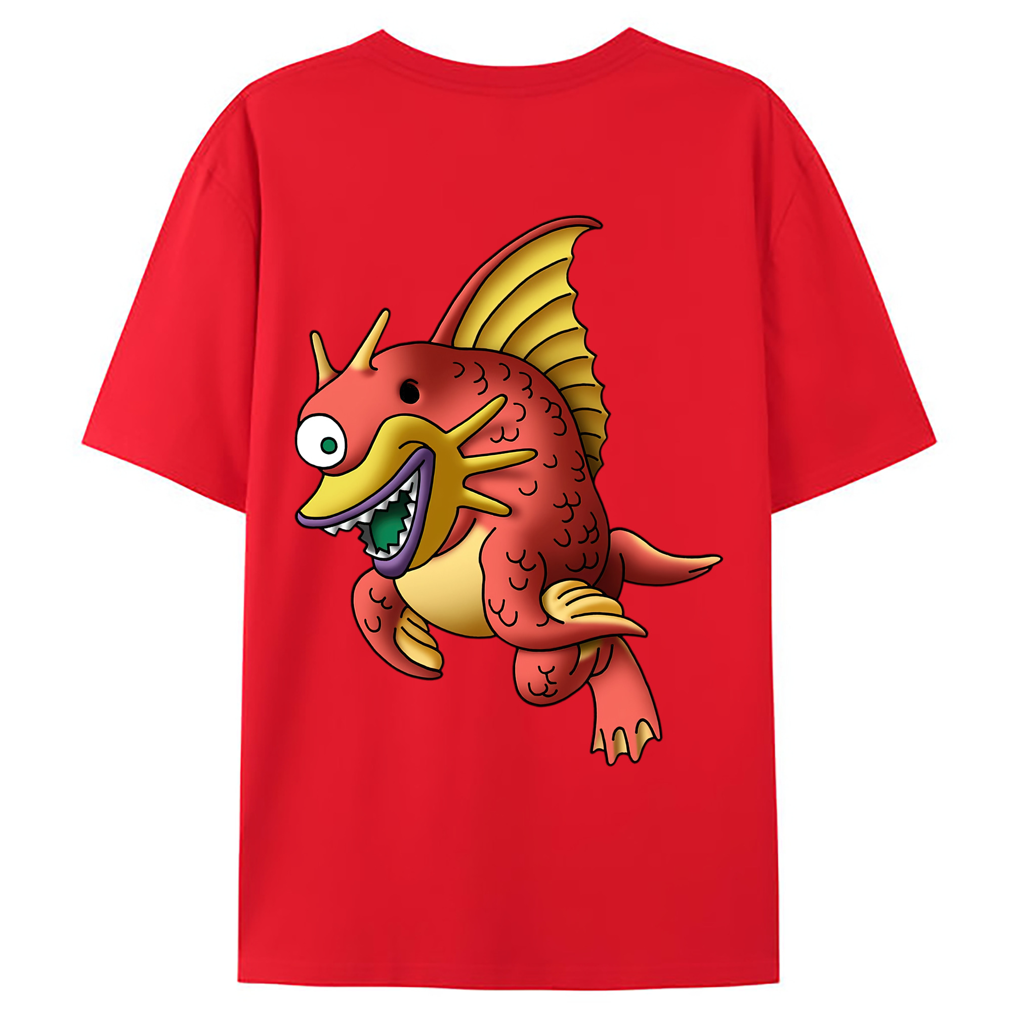 （画像用） ドラゴンクエスト Doragon Kuesuto Dragon Quest 綿100％ メンズ半袖Tシャツ（バックプリント） 通気性