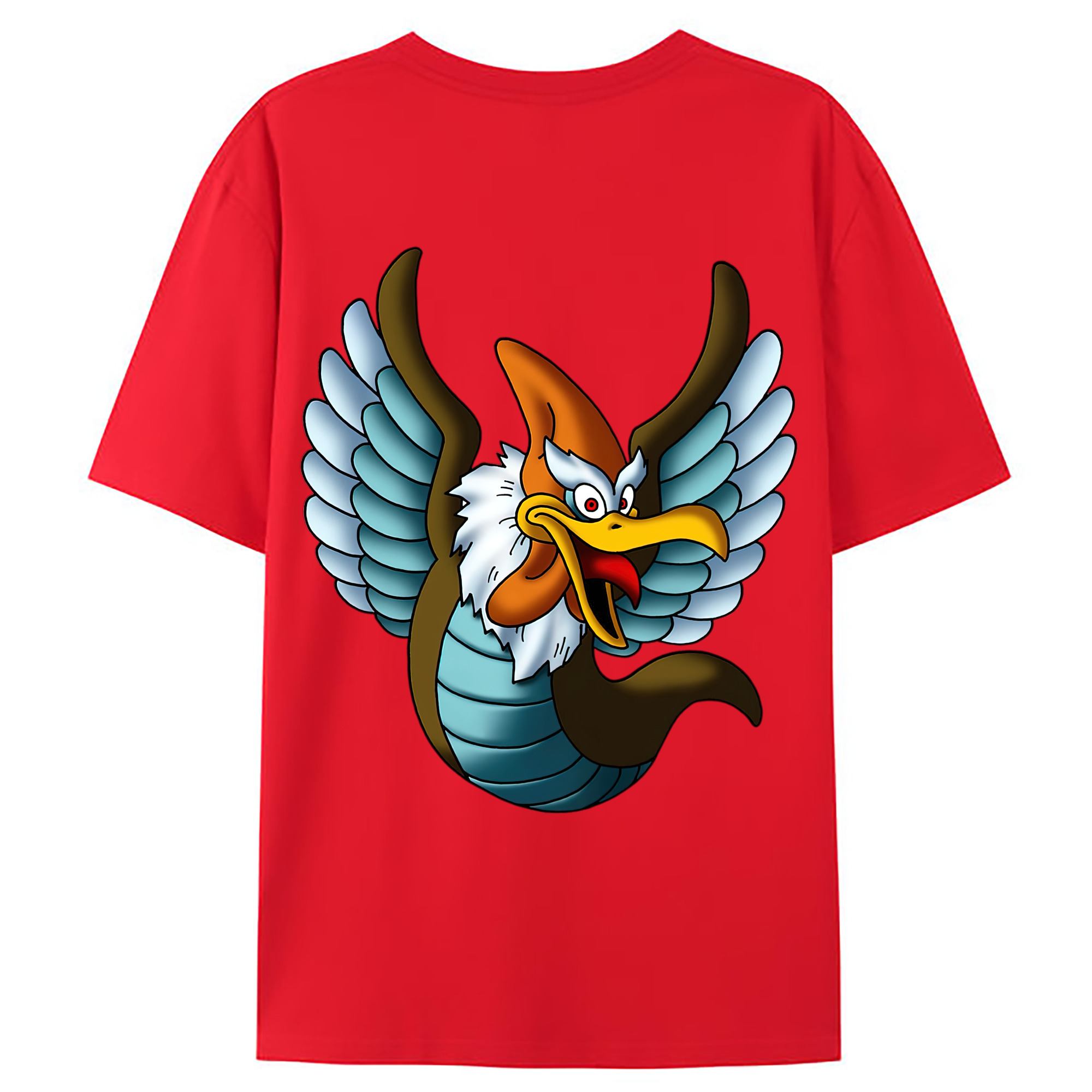 （画像用） ドラゴンクエスト Doragon Kuesuto Dragon Quest 綿100％ メンズ半袖Tシャツ（バックプリント） 通気性