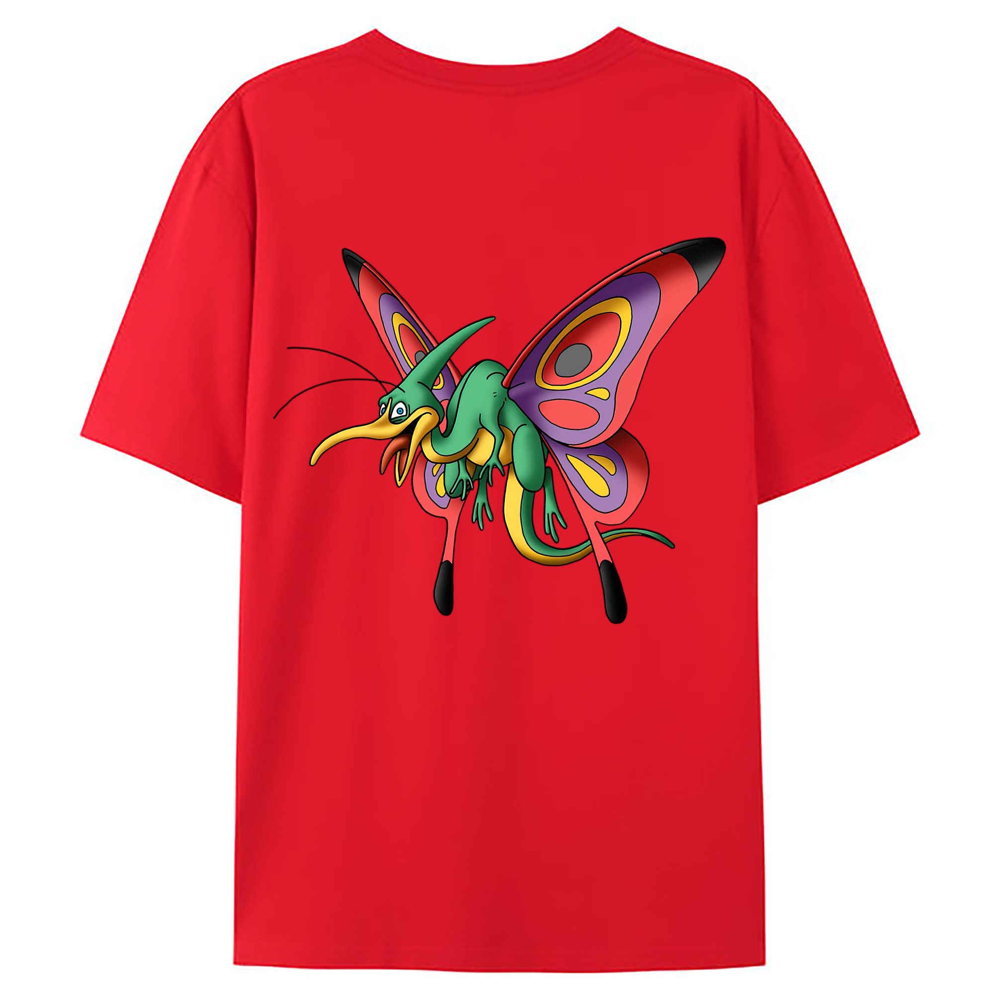 （画像用） ドラゴンクエスト Doragon Kuesuto Dragon Quest 綿100％ メンズ半袖Tシャツ（バックプリント） 通気性