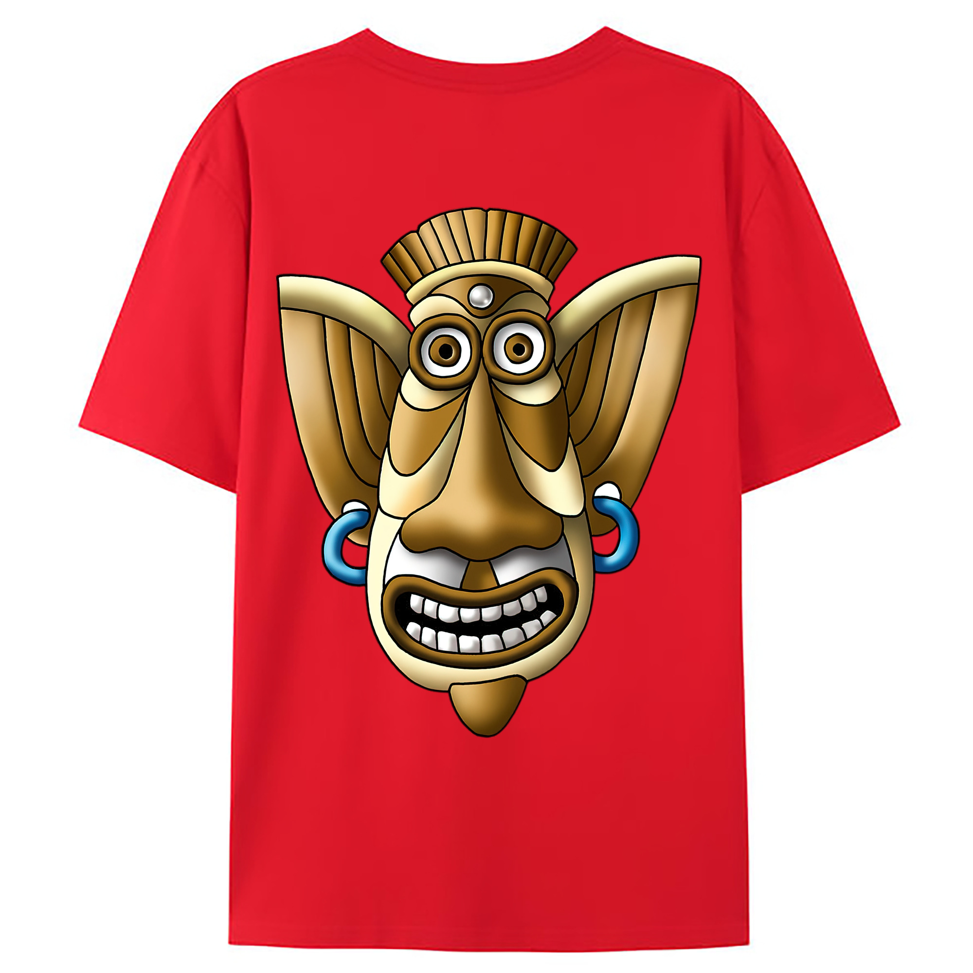 （画像用） ドラゴンクエスト Doragon Kuesuto Dragon Quest 綿100％ メンズ半袖Tシャツ（バックプリント） 通気性