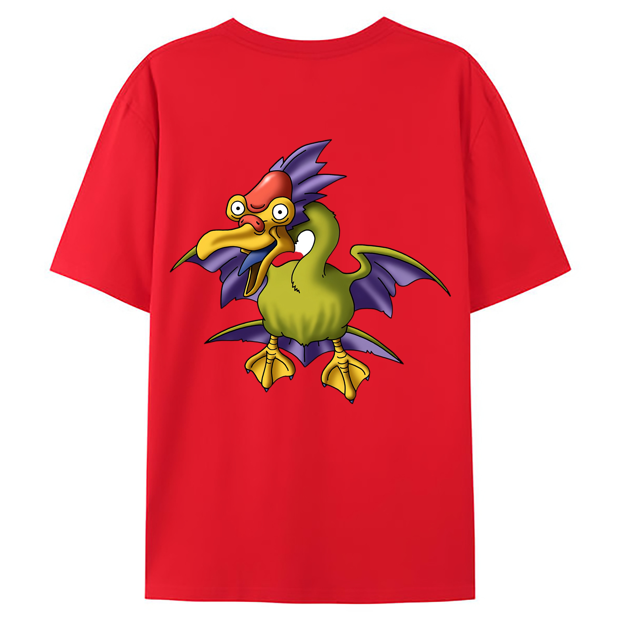 （画像用） ドラゴンクエスト Doragon Kuesuto Dragon Quest 綿100％ メンズ半袖Tシャツ（バックプリント） 通気性