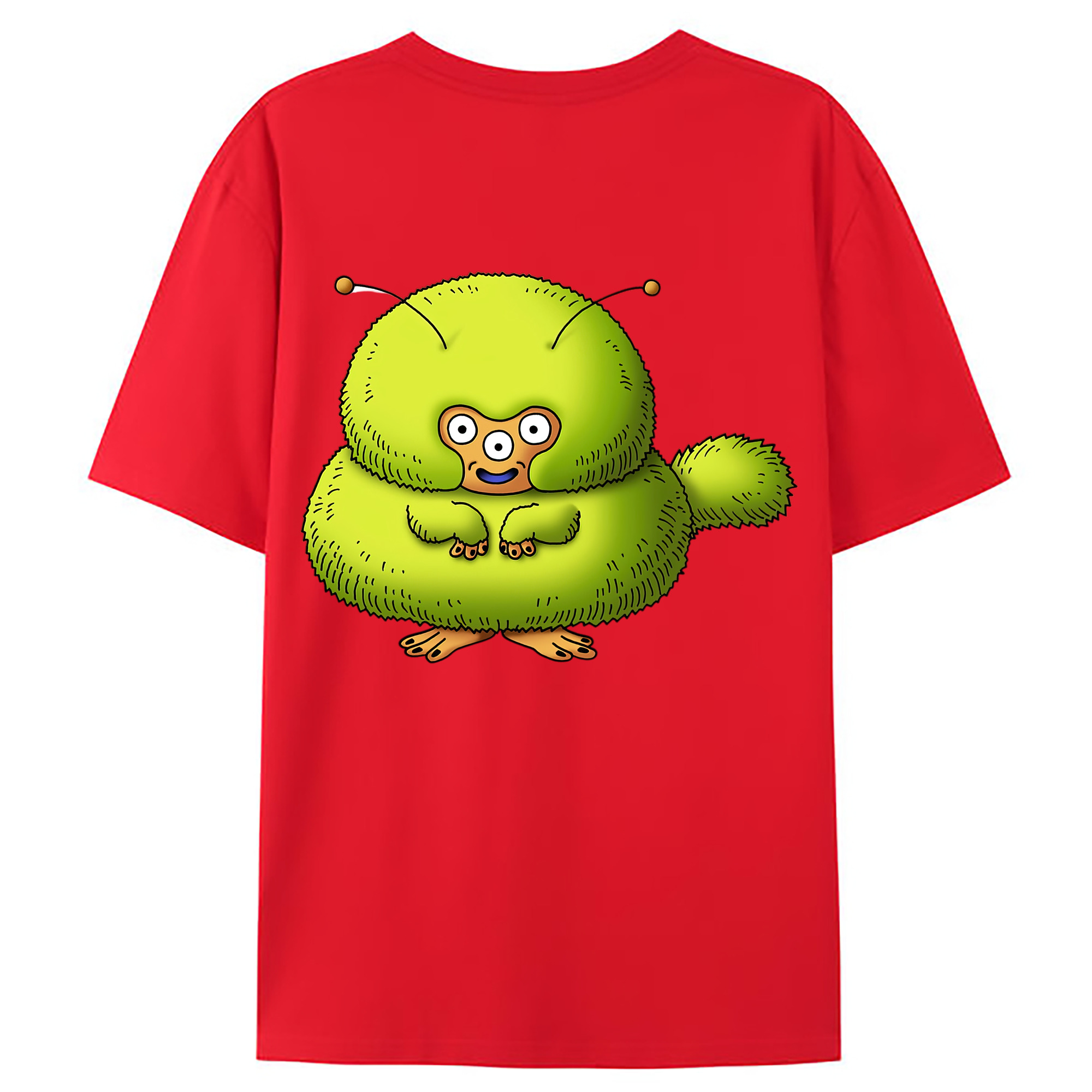 （画像用） ドラゴンクエスト Doragon Kuesuto Dragon Quest 綿100％ メンズ半袖Tシャツ（バックプリント） 通気性