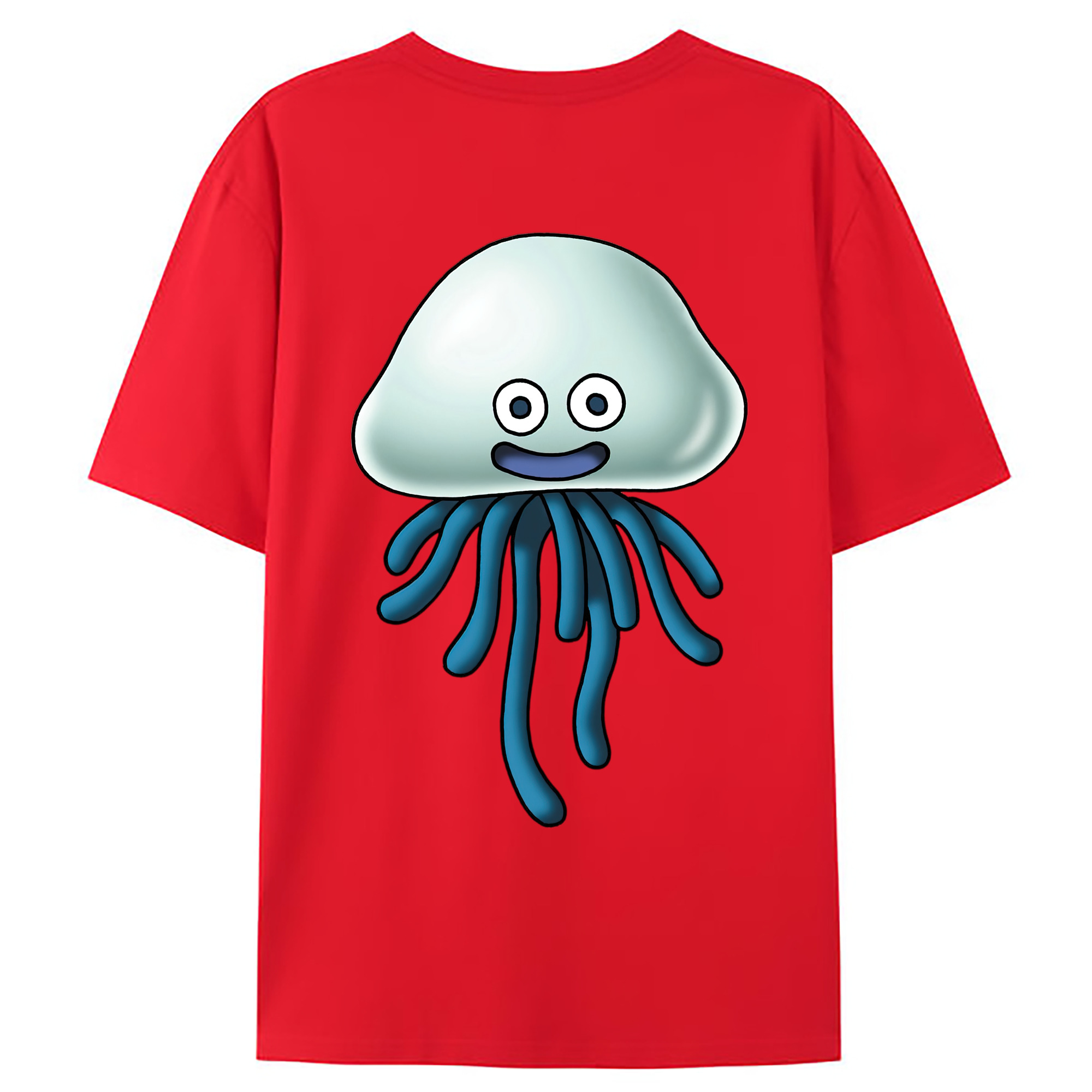 （画像用） ドラゴンクエスト Doragon Kuesuto Dragon Quest 綿100％ メンズ半袖Tシャツ（バックプリント） 通気性