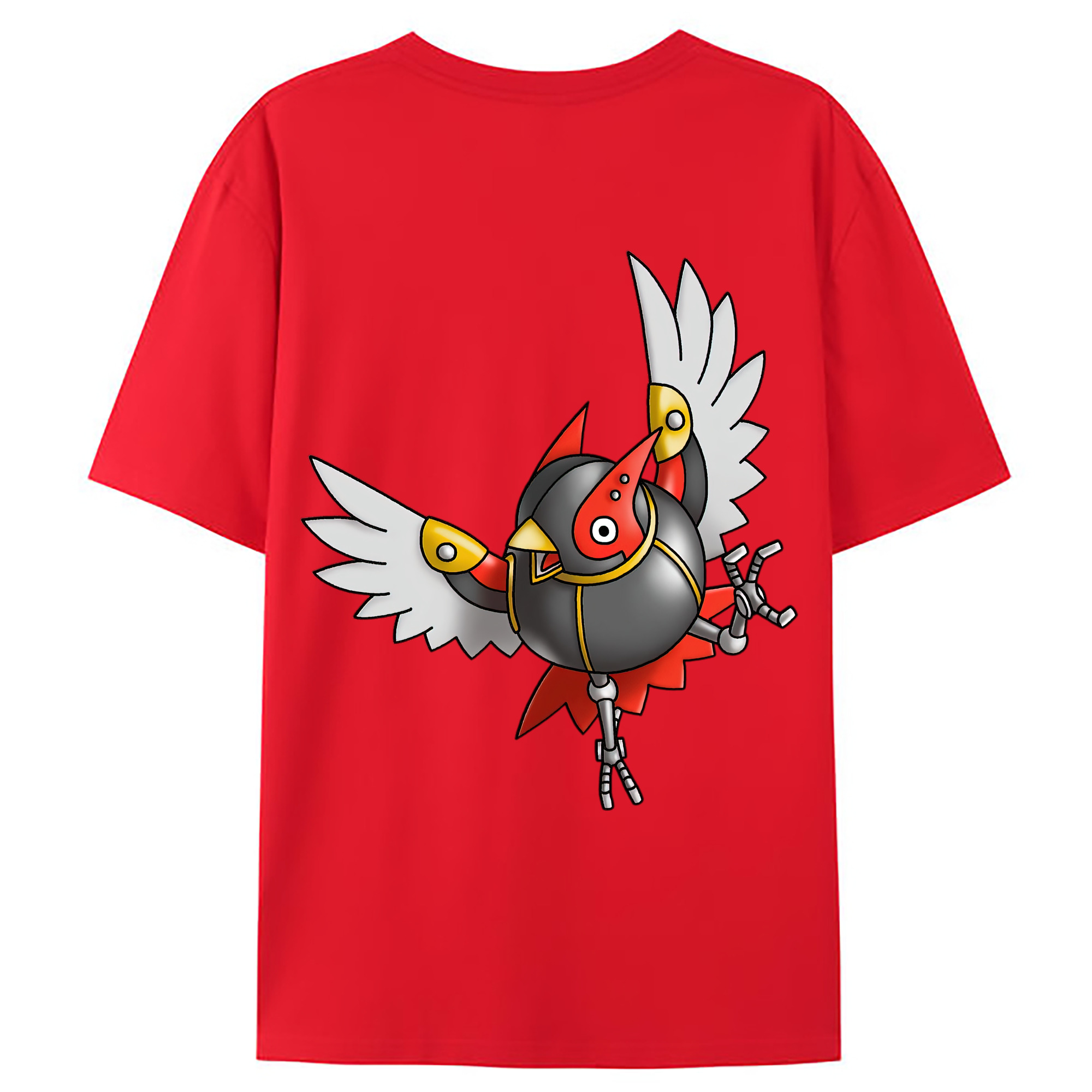 （画像用） ドラゴンクエスト Doragon Kuesuto Dragon Quest 綿100％ メンズ半袖Tシャツ（バックプリント） 通気性
