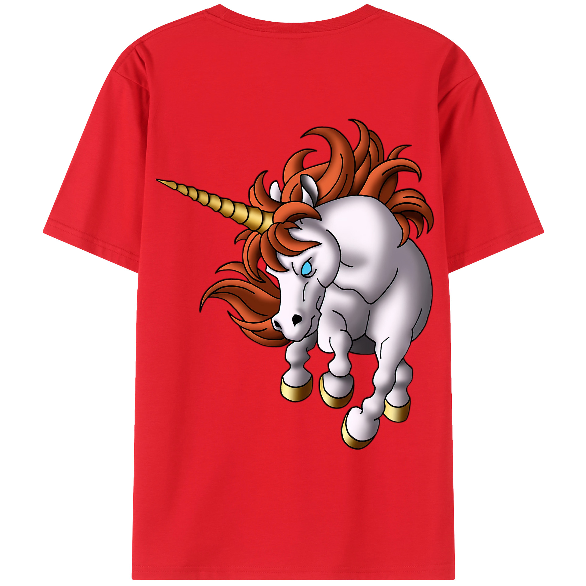 （画像用） ドラゴンクエスト Doragon Kuesuto Dragon Quest 綿100％ メンズ半袖Tシャツ（バックプリント） 通気性