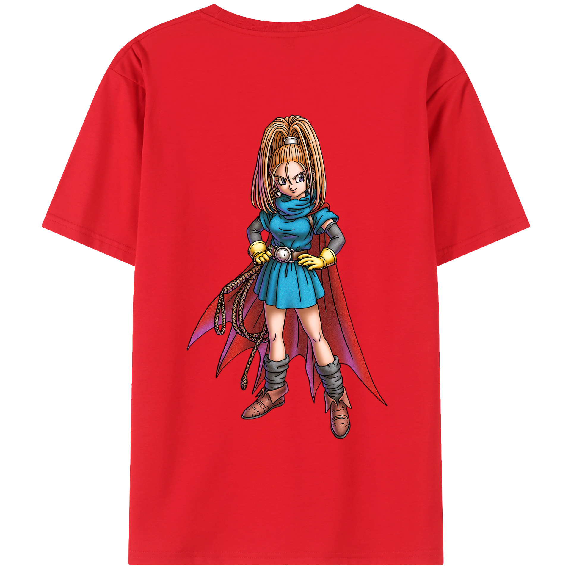 （画像用） ドラゴンクエスト Doragon Kuesuto Dragon Quest 綿100％ メンズ半袖Tシャツ（バックプリント） 通気性