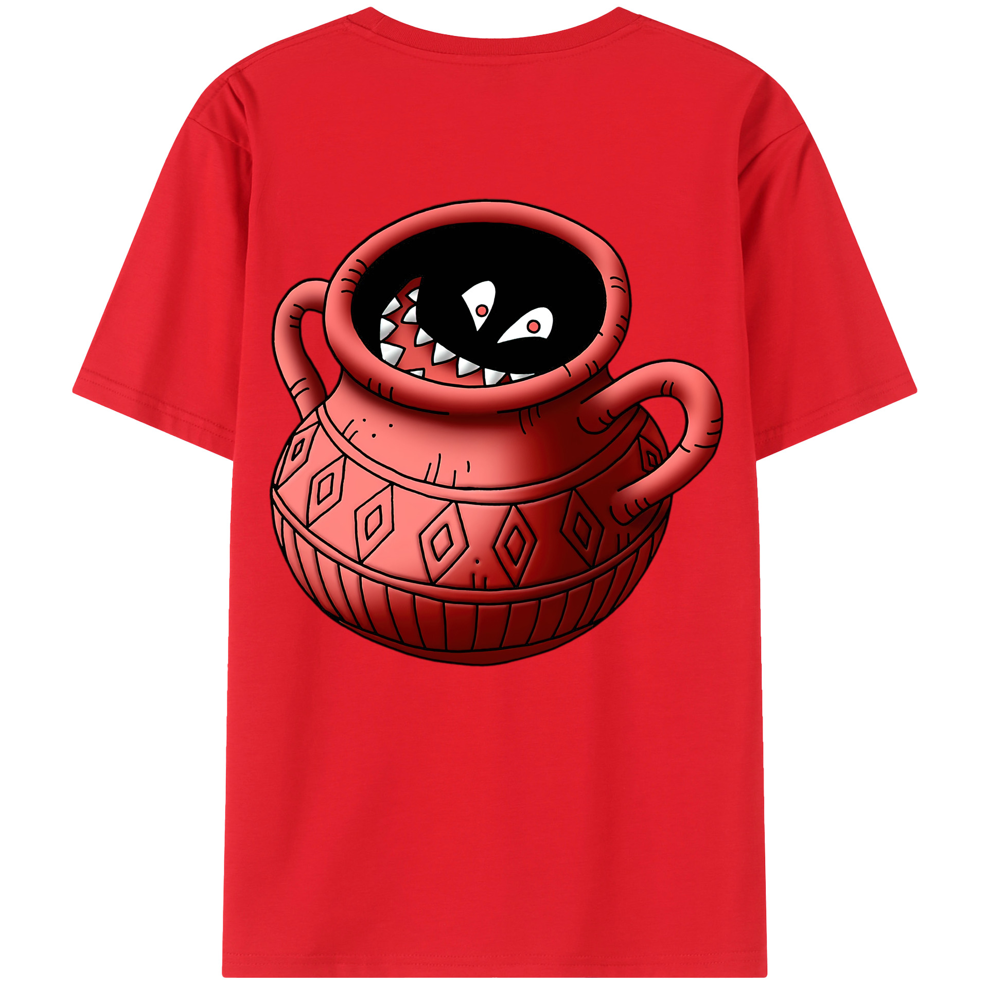 （画像用） ドラゴンクエスト Doragon Kuesuto Dragon Quest 綿100％ メンズ半袖Tシャツ（バックプリント） 通気性