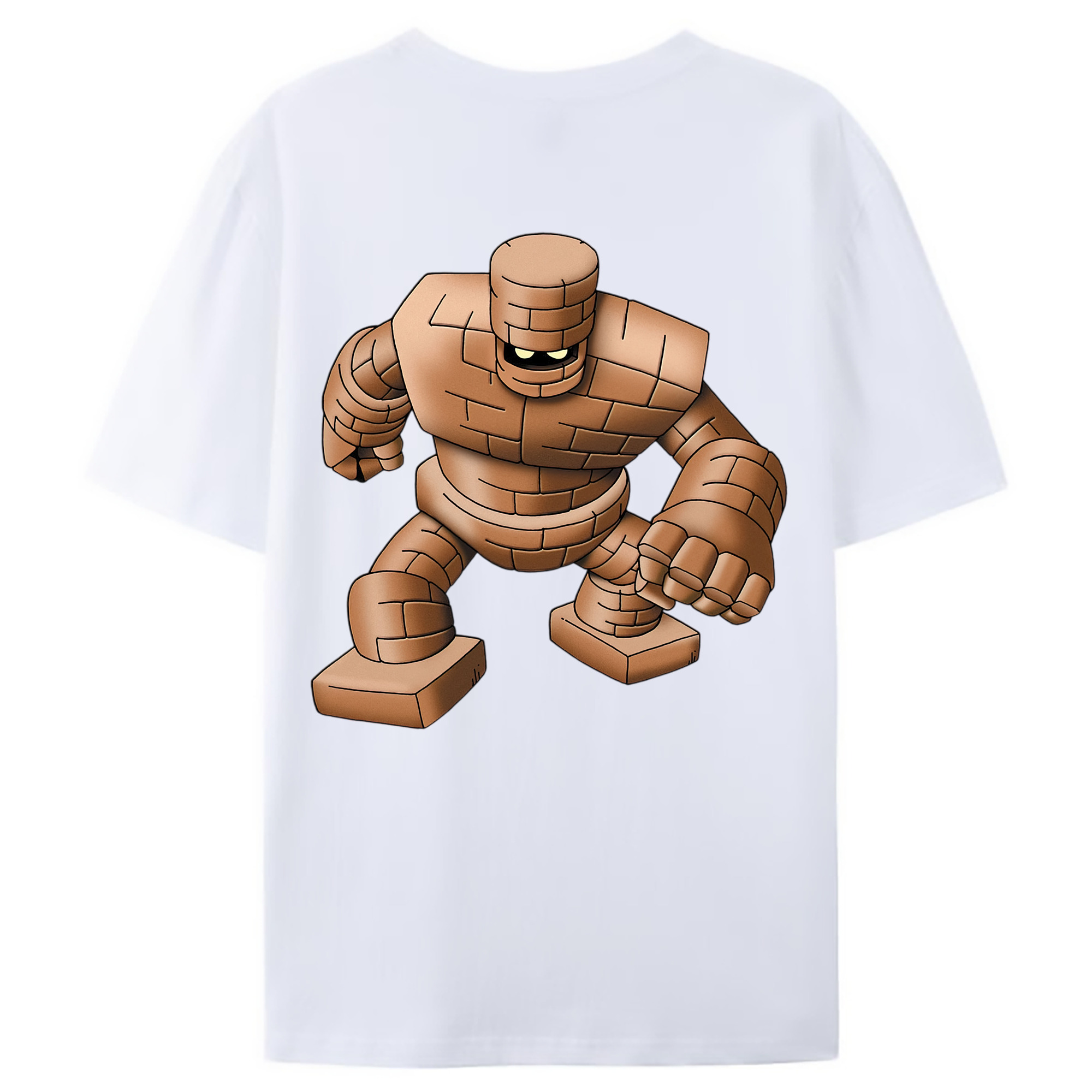 （画像用） ドラゴンクエスト Doragon Kuesuto Dragon Quest 綿100％ メンズ半袖Tシャツ（バックプリント） 通気性