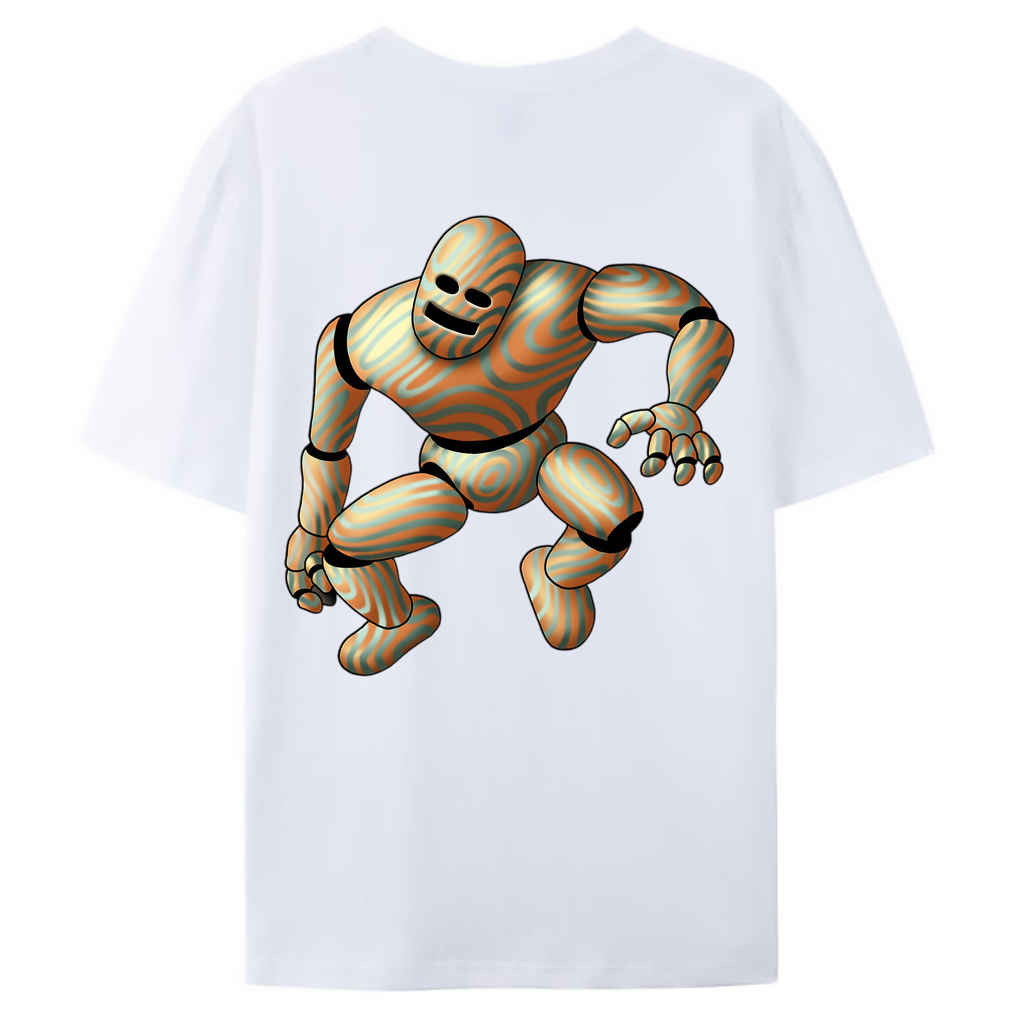 （画像用） ドラゴンクエスト Doragon Kuesuto Dragon Quest 綿100％ メンズ半袖Tシャツ（バックプリント） 通気性