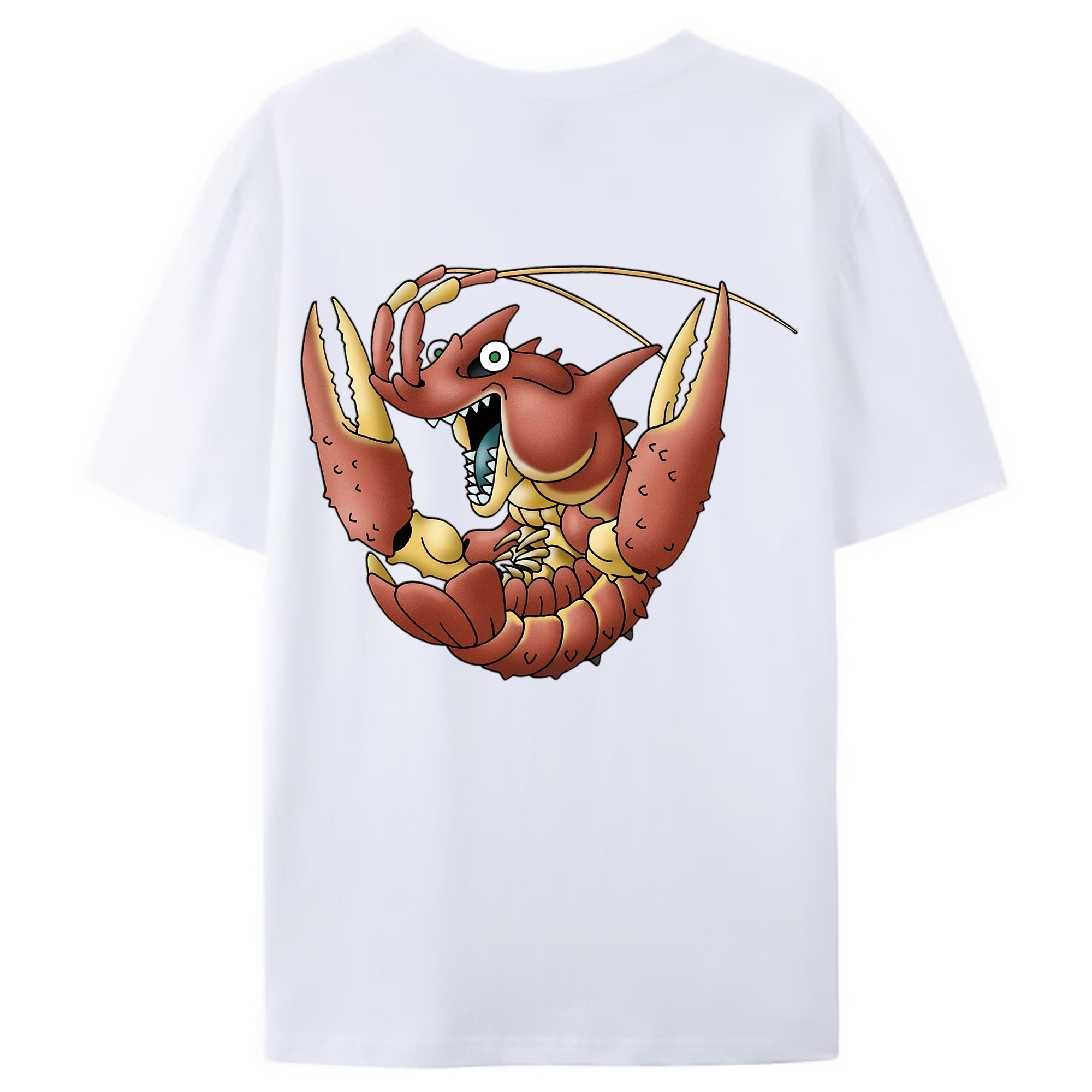（画像用） ドラゴンクエスト Doragon Kuesuto Dragon Quest 綿100％ メンズ半袖Tシャツ（バックプリント） 通気性