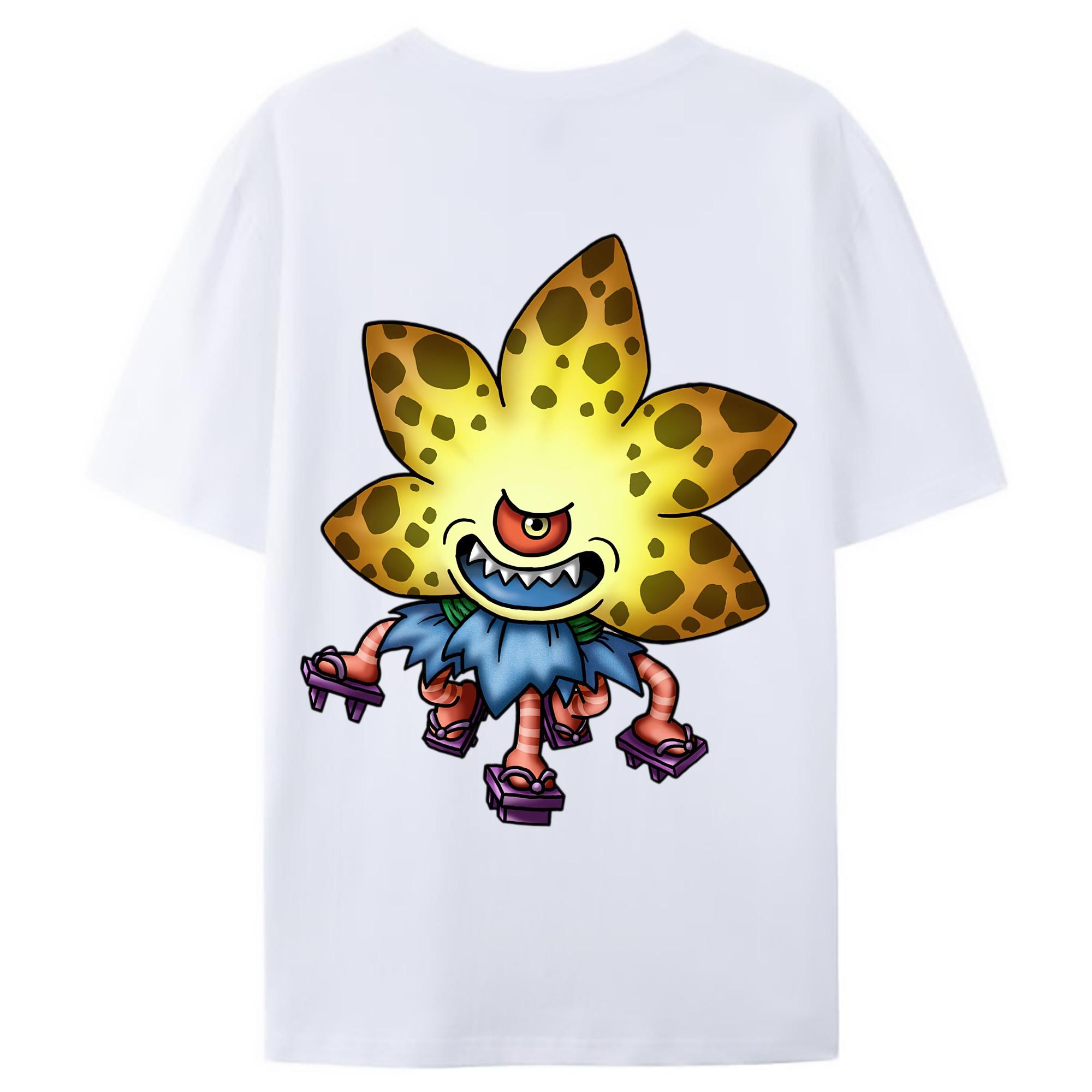 （画像用） ドラゴンクエスト Doragon Kuesuto Dragon Quest 綿100％ メンズ半袖Tシャツ（バックプリント） 通気性