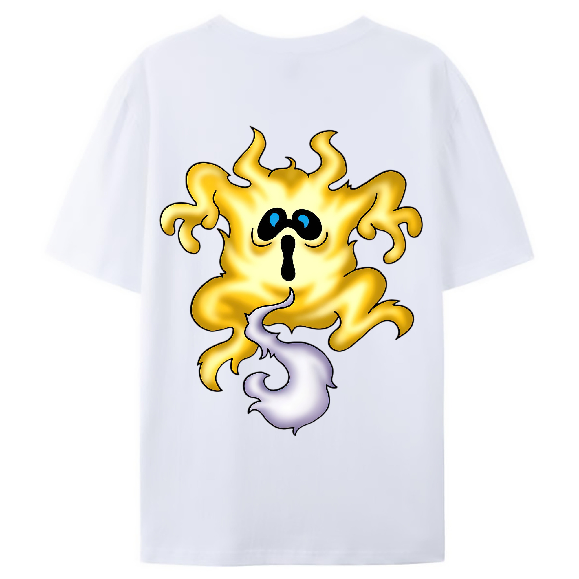 （画像用） ドラゴンクエスト Doragon Kuesuto Dragon Quest 綿100％ メンズ半袖Tシャツ（バックプリント） 通気性