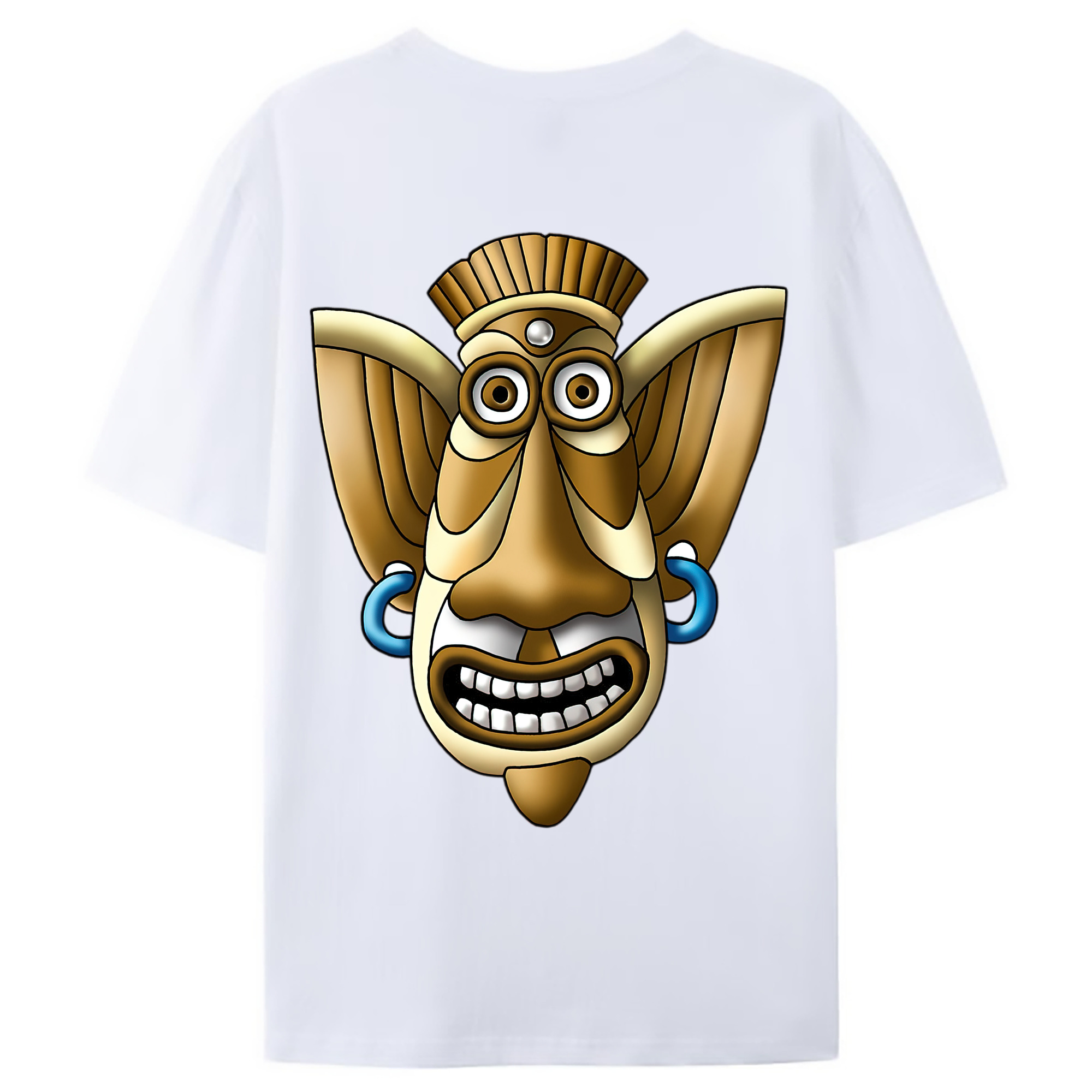 （画像用） ドラゴンクエスト Doragon Kuesuto Dragon Quest 綿100％ メンズ半袖Tシャツ（バックプリント） 通気性