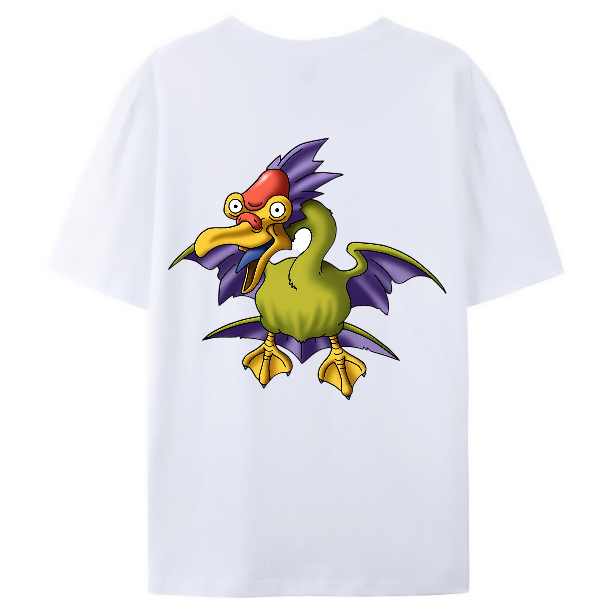 （画像用） ドラゴンクエスト Doragon Kuesuto Dragon Quest 綿100％ メンズ半袖Tシャツ（バックプリント） 通気性