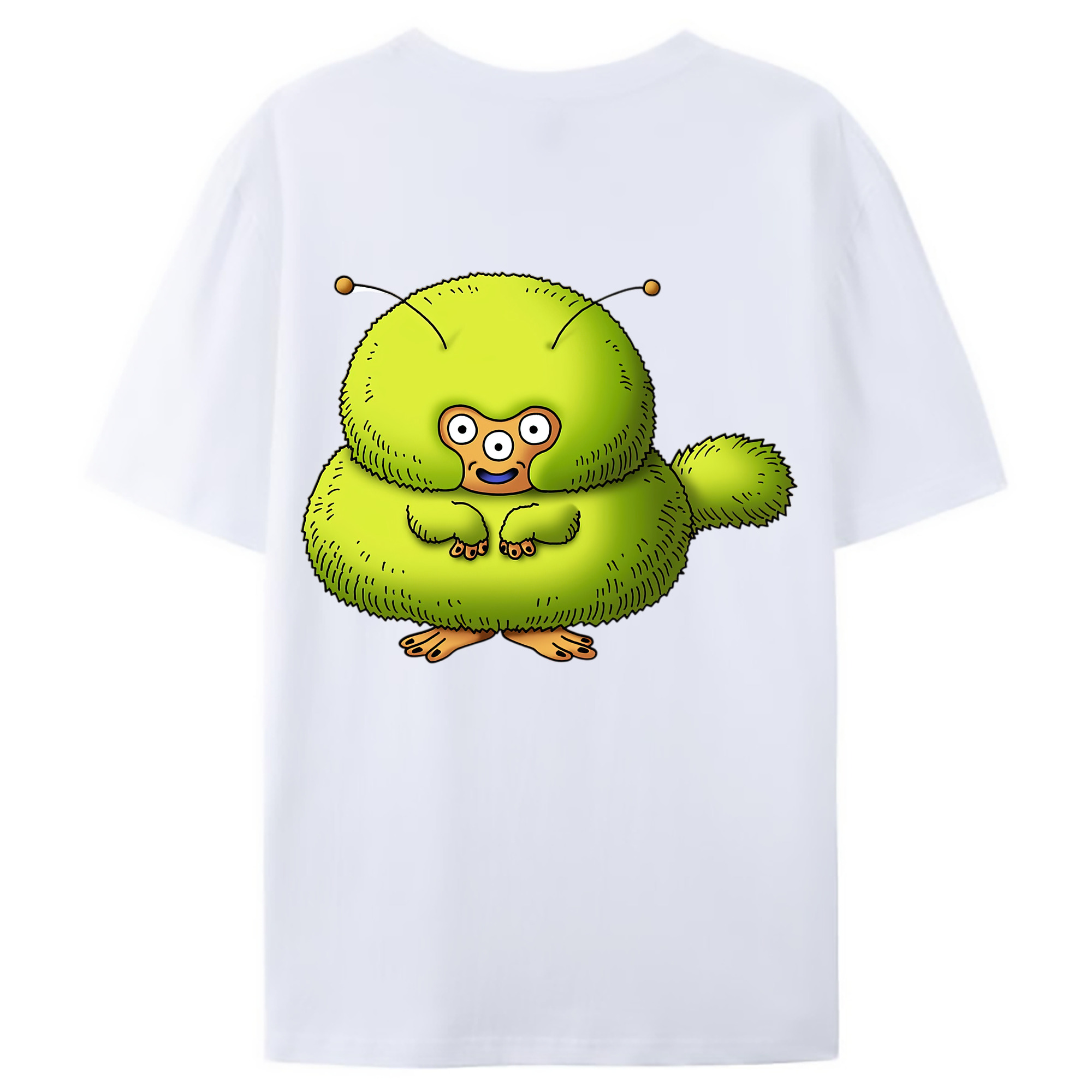 （画像用） ドラゴンクエスト Doragon Kuesuto Dragon Quest 綿100％ メンズ半袖Tシャツ（バックプリント） 通気性
