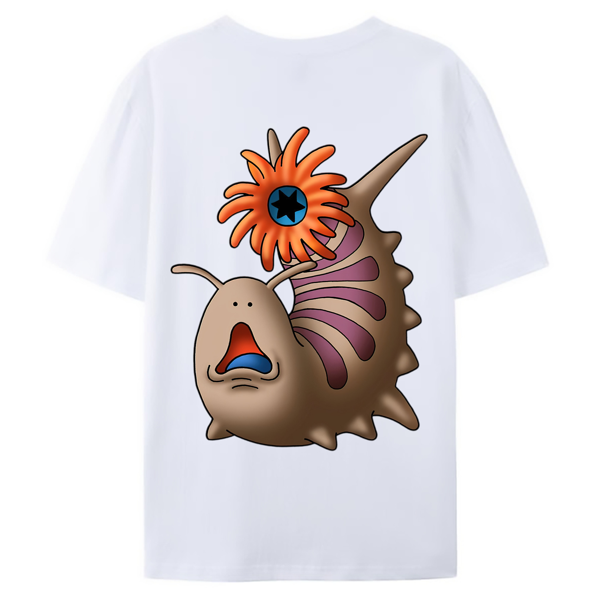 （画像用） ドラゴンクエスト Doragon Kuesuto Dragon Quest 綿100％ メンズ半袖Tシャツ（バックプリント） 通気性