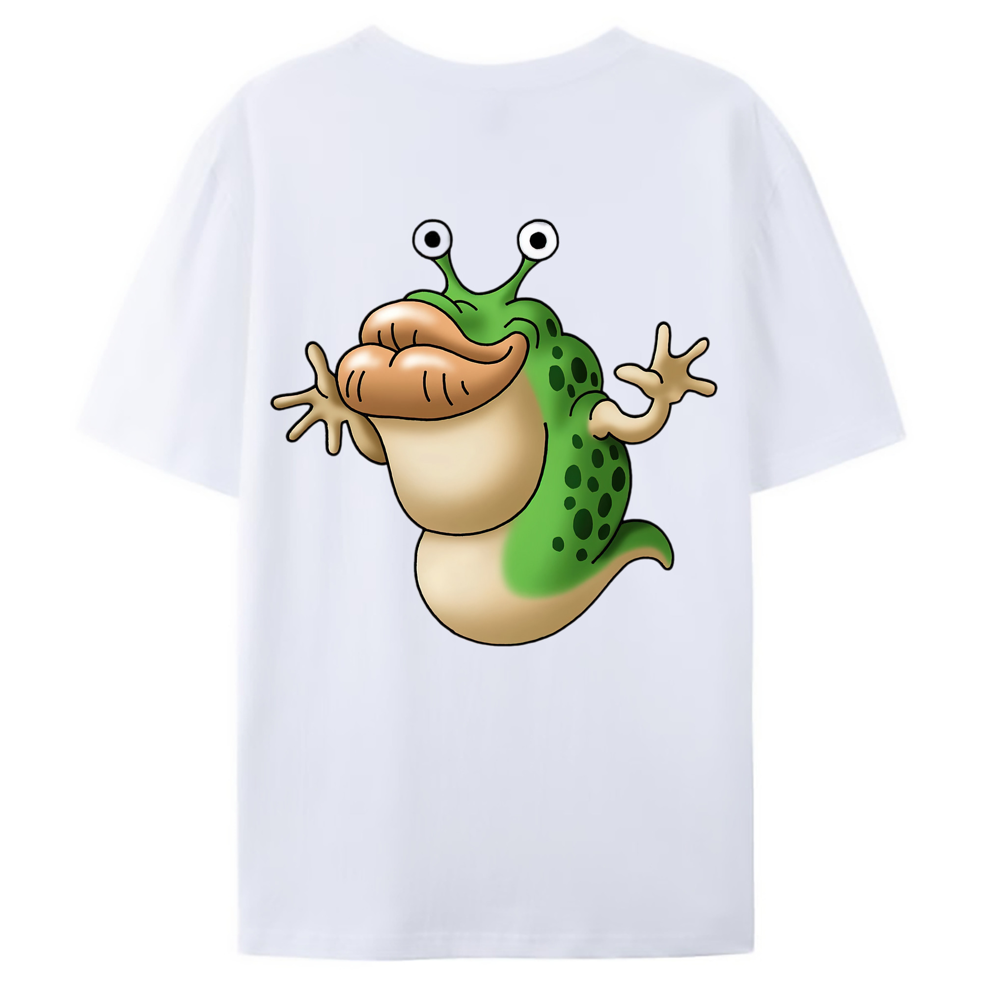 （画像用） ドラゴンクエスト Doragon Kuesuto Dragon Quest 綿100％ メンズ半袖Tシャツ（バックプリント） 通気性