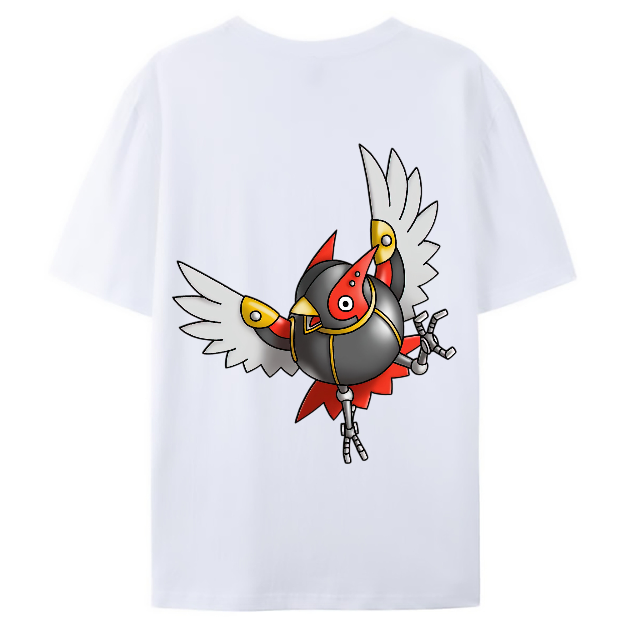 （画像用） ドラゴンクエスト Doragon Kuesuto Dragon Quest 綿100％ メンズ半袖Tシャツ（バックプリント） 通気性
