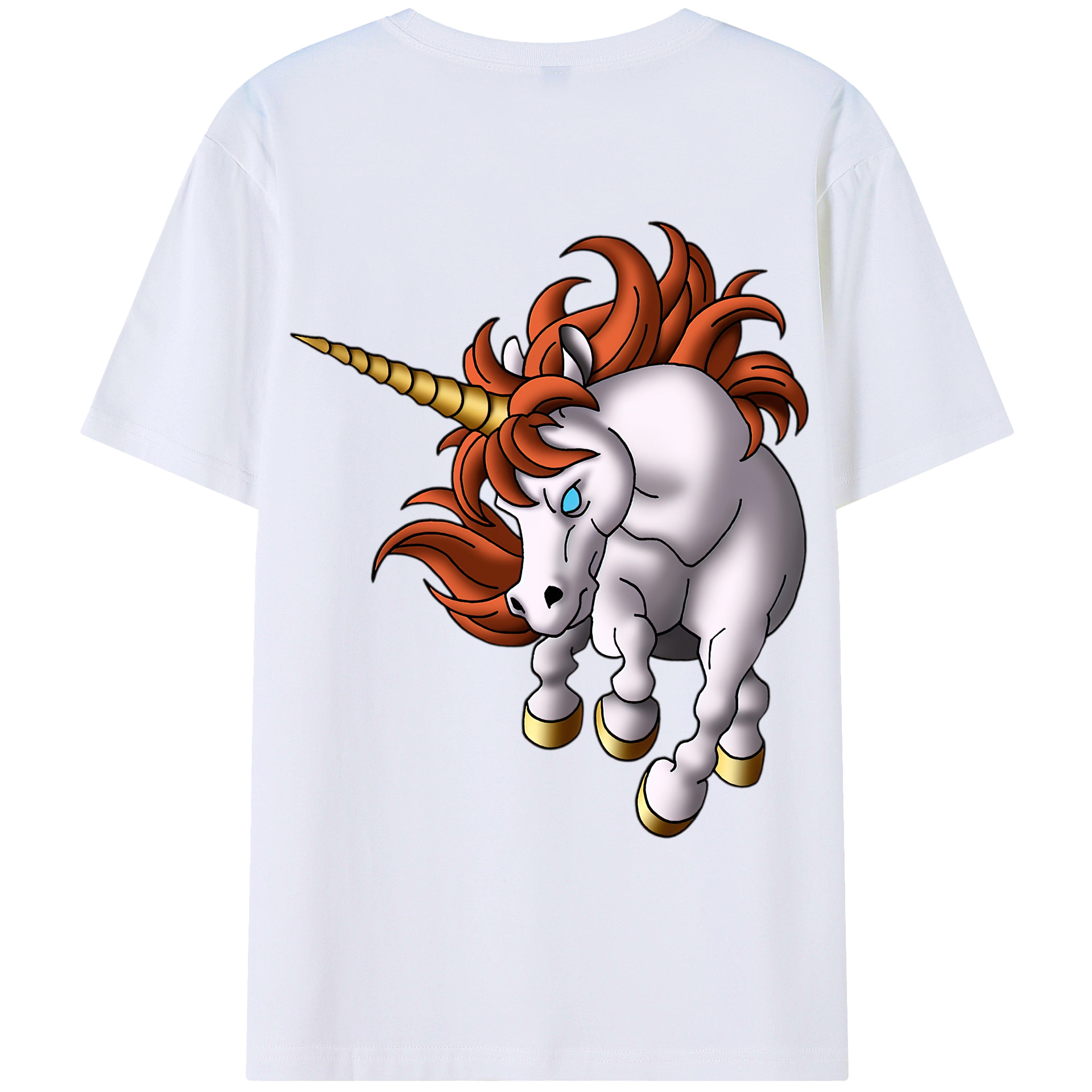 （画像用） ドラゴンクエスト Doragon Kuesuto Dragon Quest 綿100％ メンズ半袖Tシャツ（バックプリント） 通気性