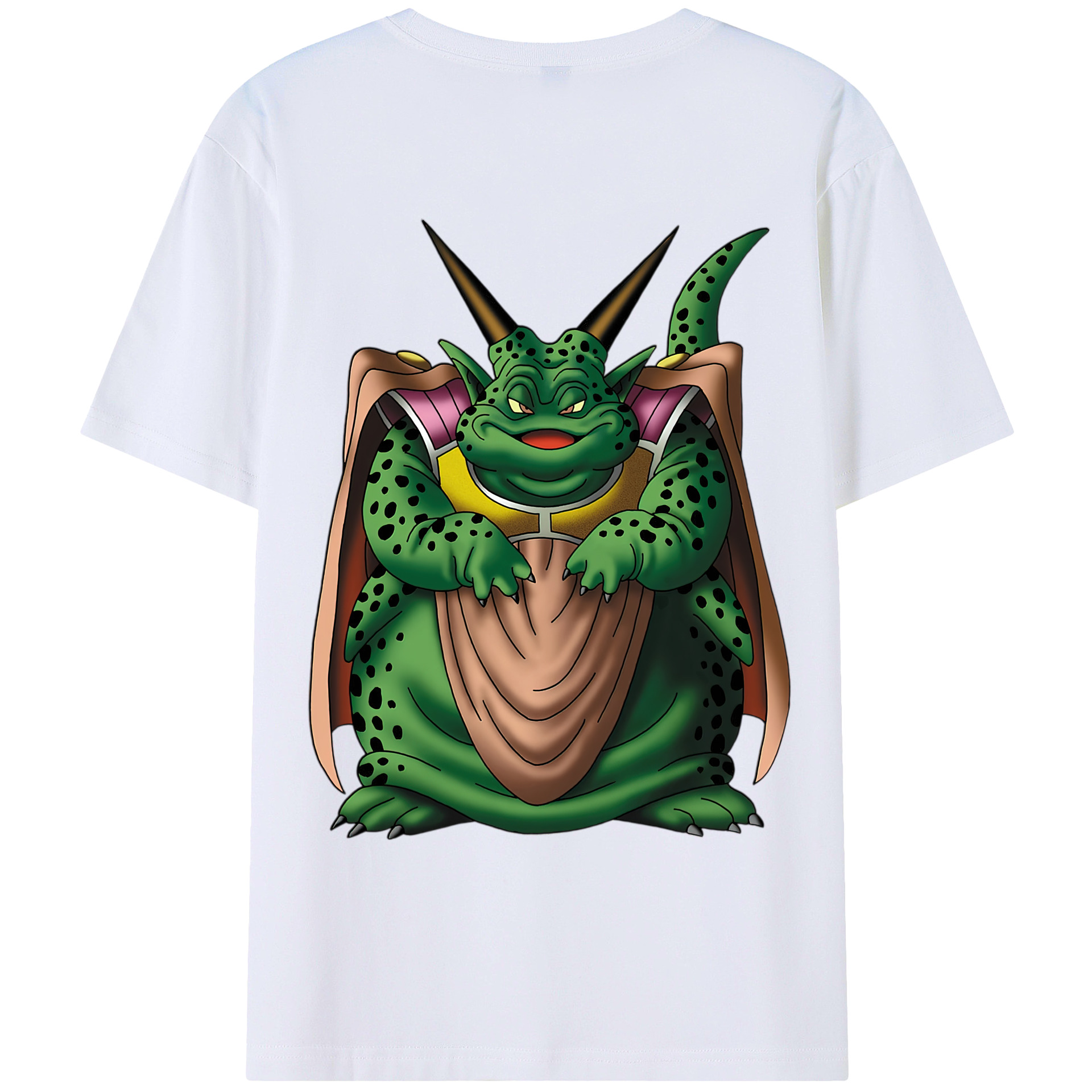 （画像用） ドラゴンクエスト Doragon Kuesuto Dragon Quest 綿100％ メンズ半袖Tシャツ（バックプリント） 通気性