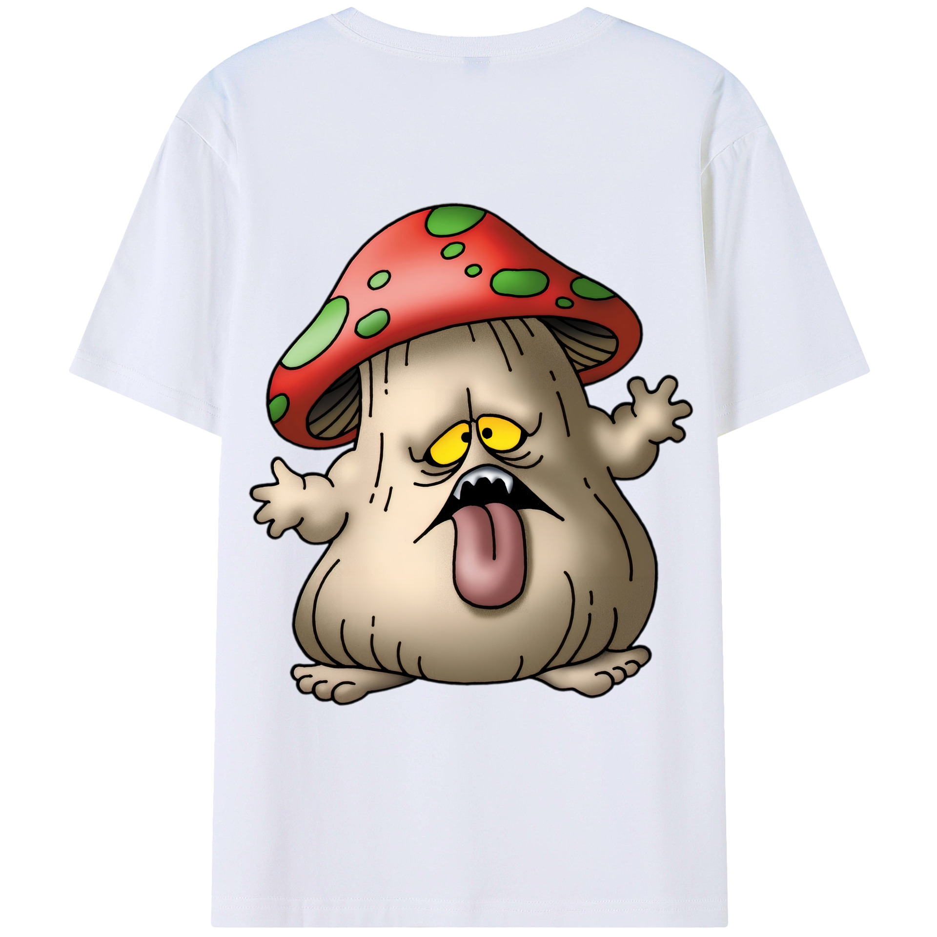 （画像用） ドラゴンクエスト Doragon Kuesuto Dragon Quest 綿100％ メンズ半袖Tシャツ（バックプリント） 通気性