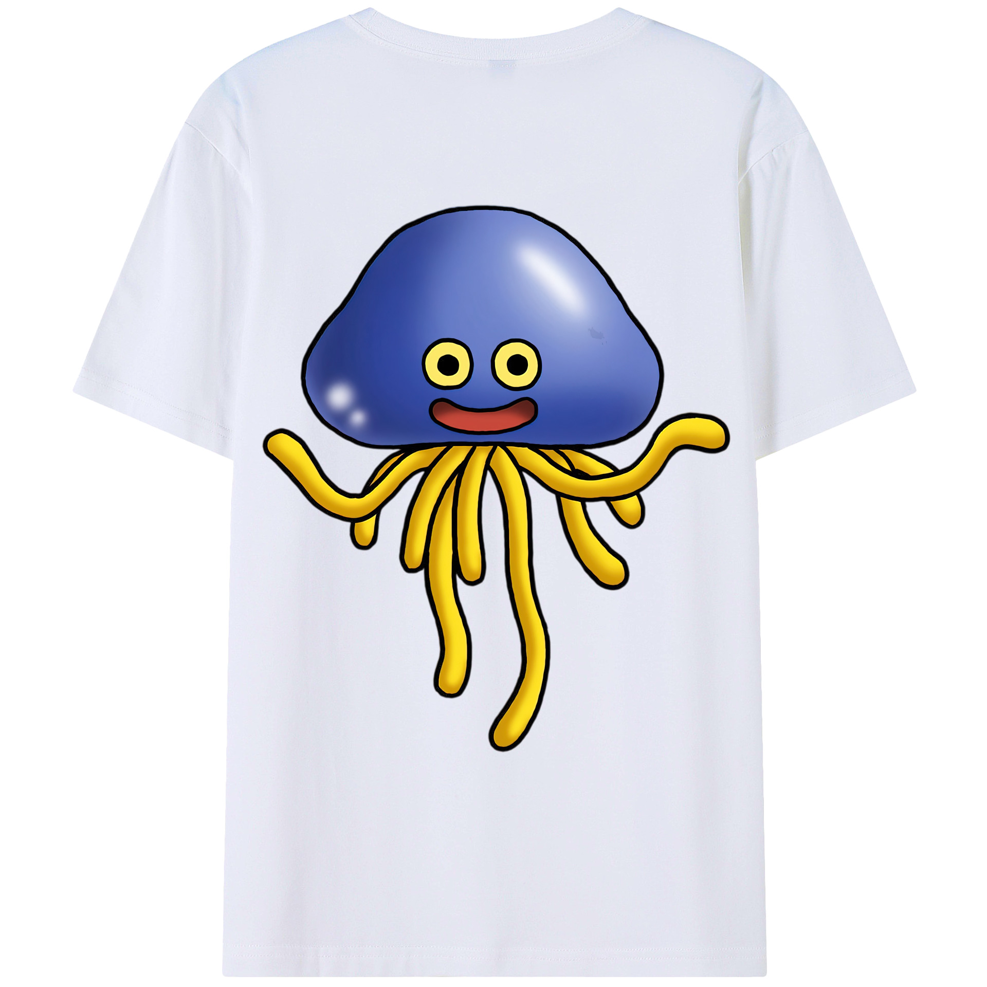 （画像用） ドラゴンクエスト Doragon Kuesuto Dragon Quest 綿100％ メンズ半袖Tシャツ（バックプリント） 通気性