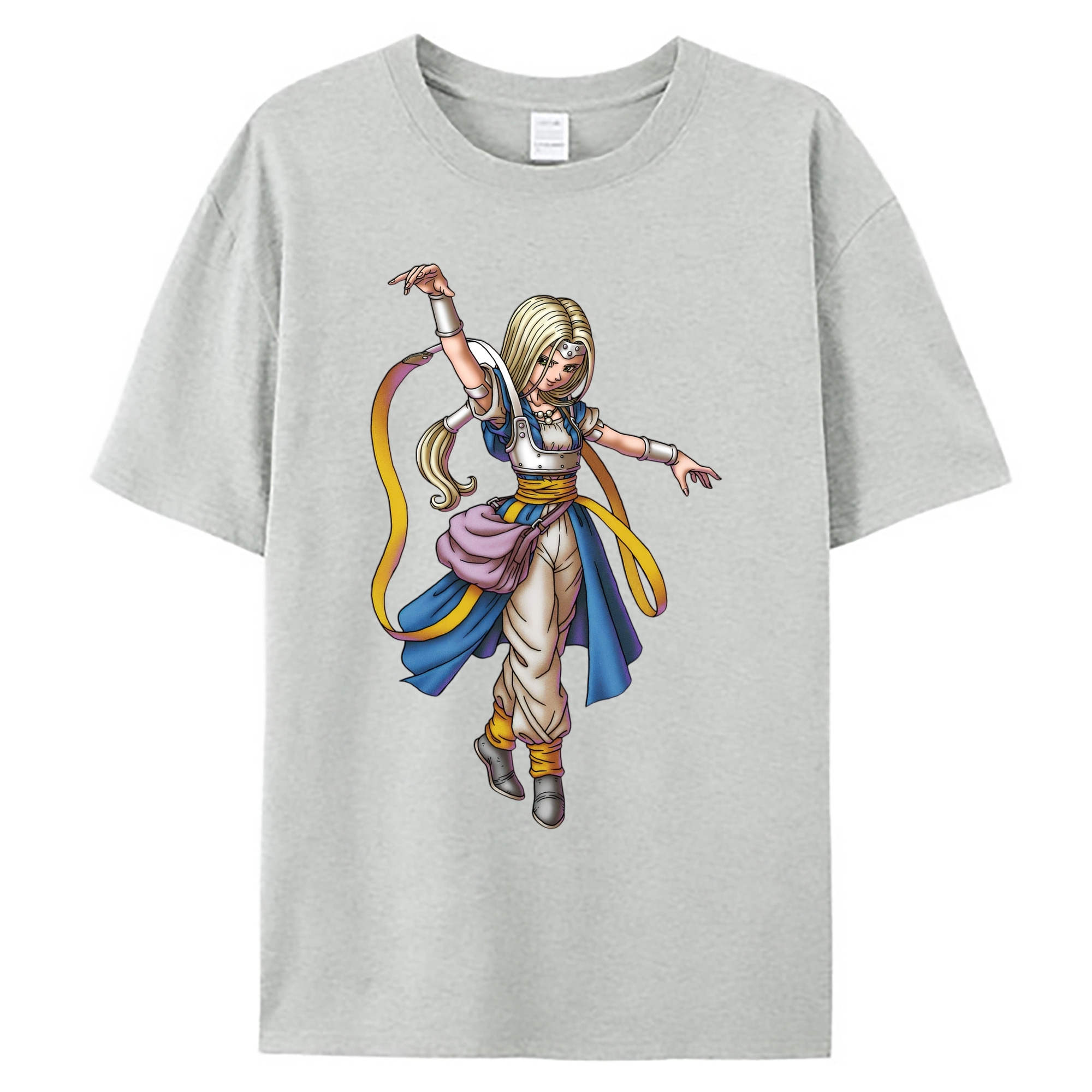 （画像用） ドラゴンクエスト Doragon Kuesuto Dragon Quest 綿100％ メンズ半袖Tシャツ｜肌触りやわらか＆通気性