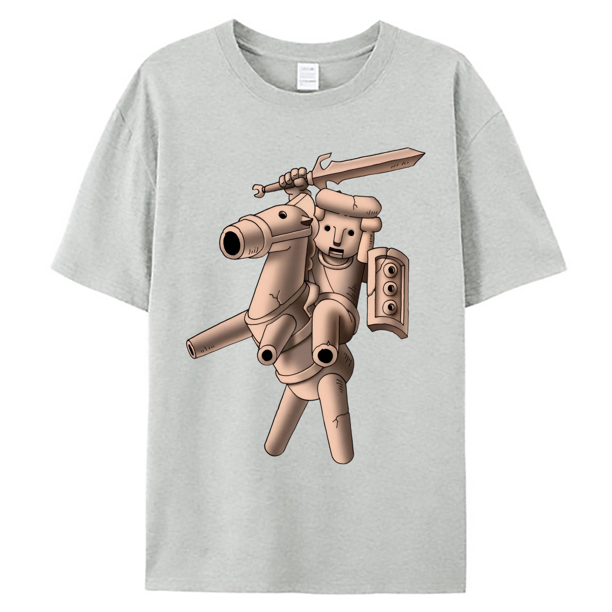 （画像用） ドラゴンクエスト Doragon Kuesuto Dragon Quest 綿100％ メンズ半袖Tシャツ｜肌触りやわらか＆通気性