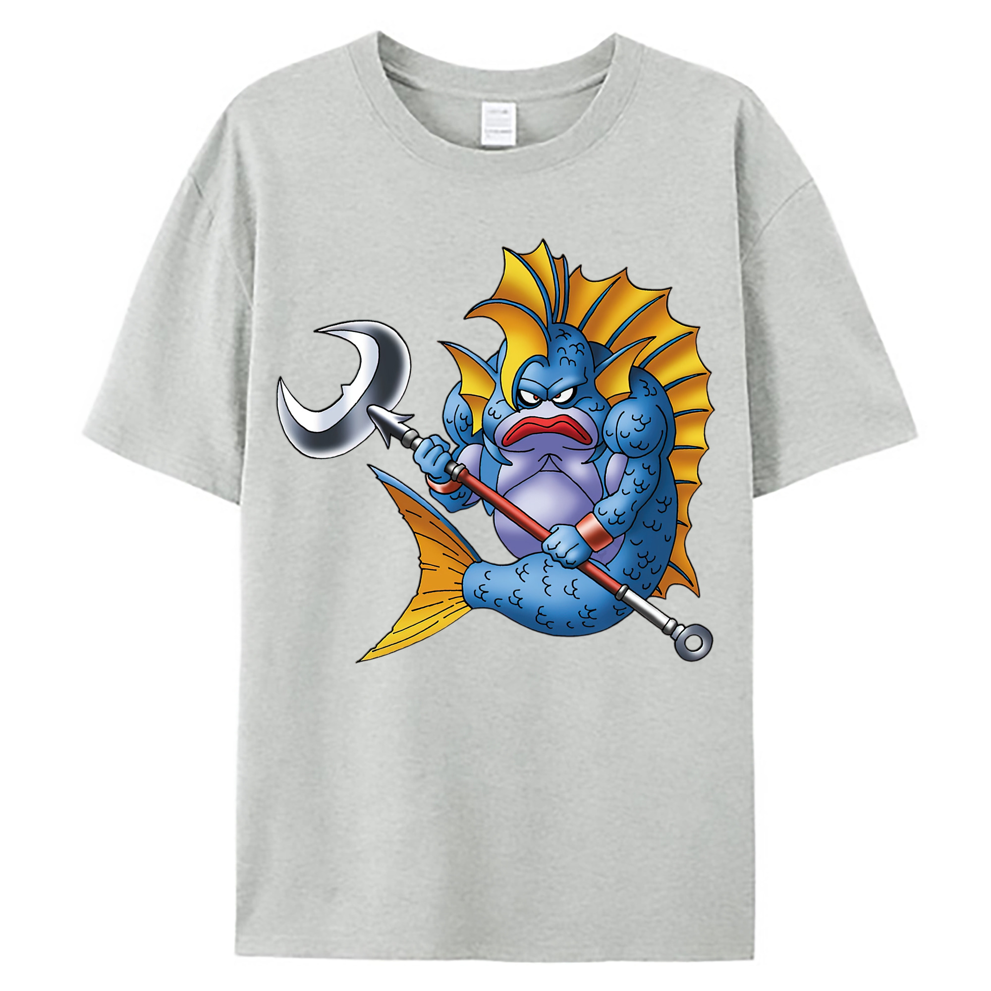 （画像用） ドラゴンクエスト Doragon Kuesuto Dragon Quest 綿100％ メンズ半袖Tシャツ｜肌触りやわらか＆通気性