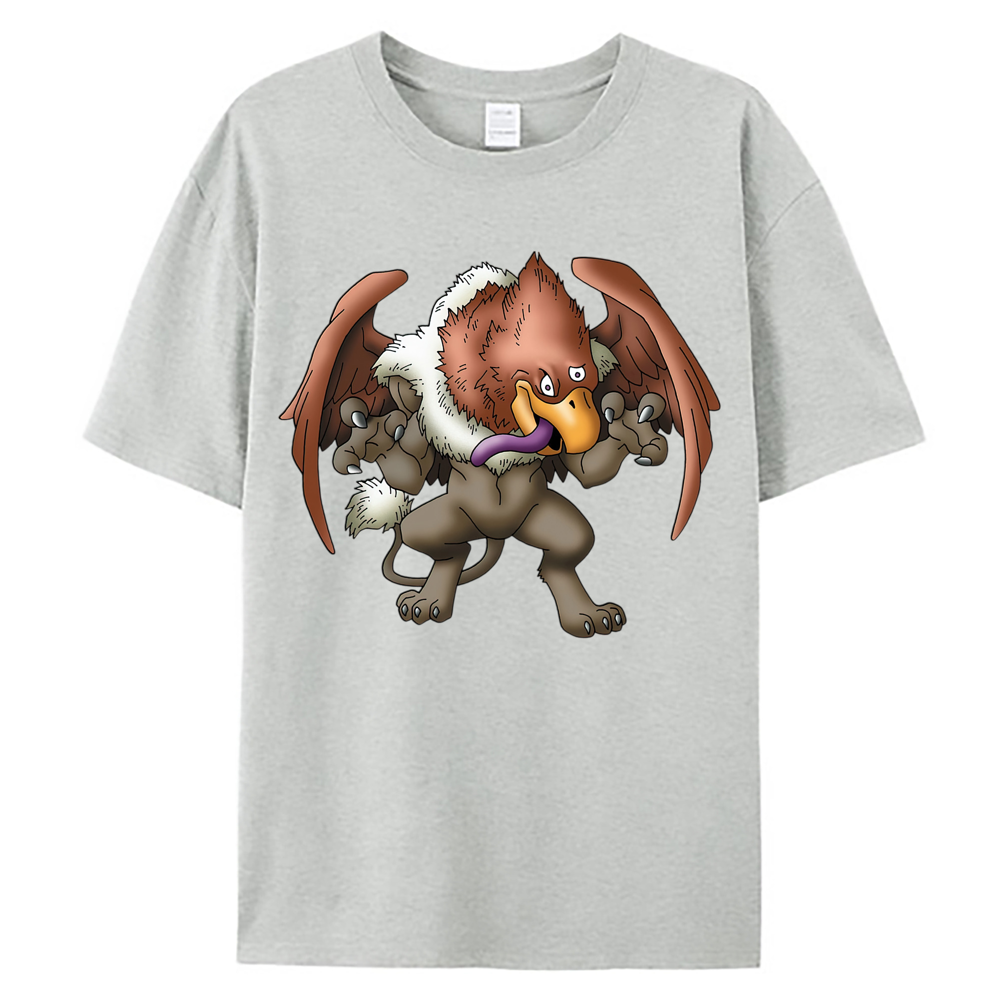 （画像用） ドラゴンクエスト Doragon Kuesuto Dragon Quest 綿100％ メンズ半袖Tシャツ｜肌触りやわらか＆通気性