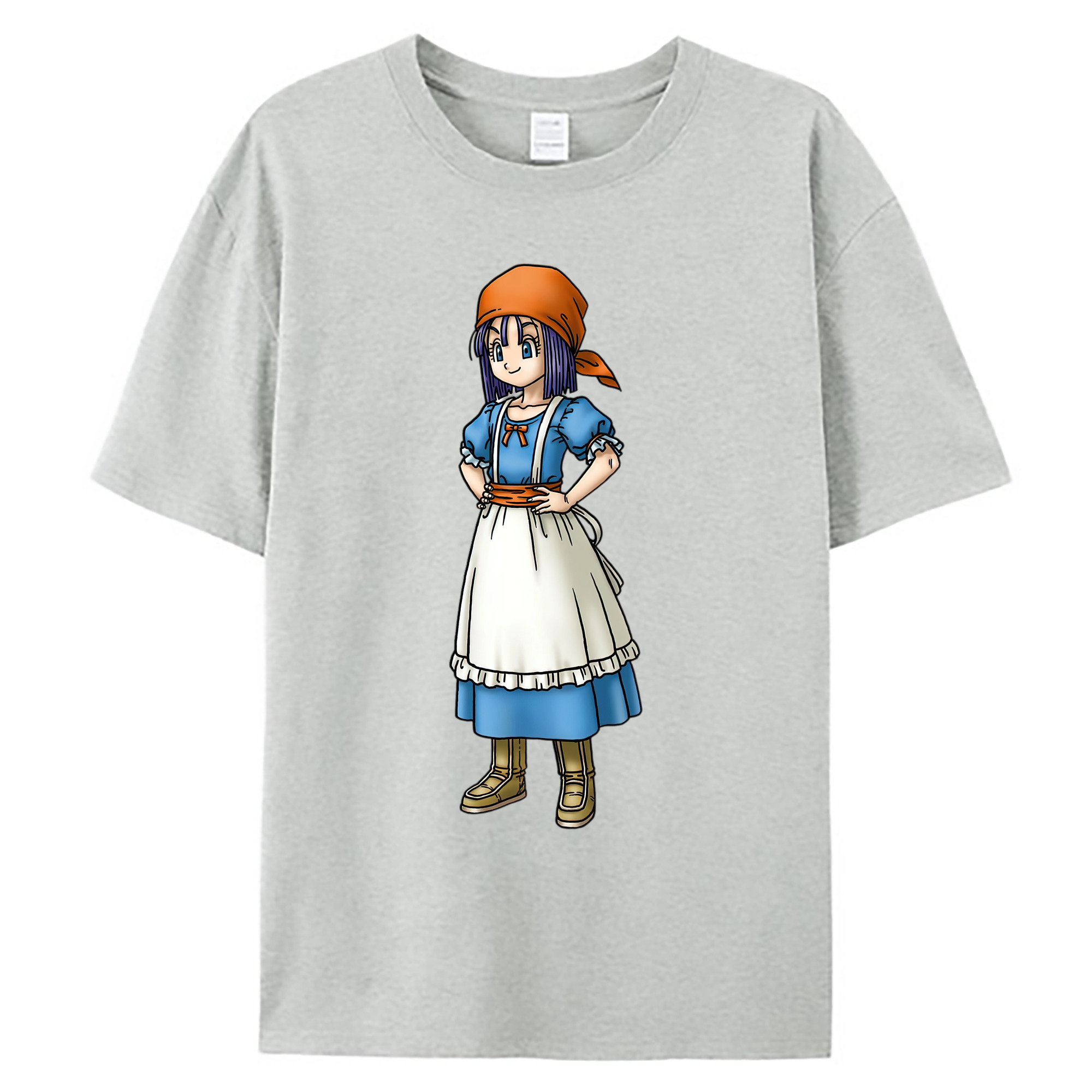 （画像用） ドラゴンクエスト Doragon Kuesuto Dragon Quest 綿100％ メンズ半袖Tシャツ｜肌触りやわらか＆通気性