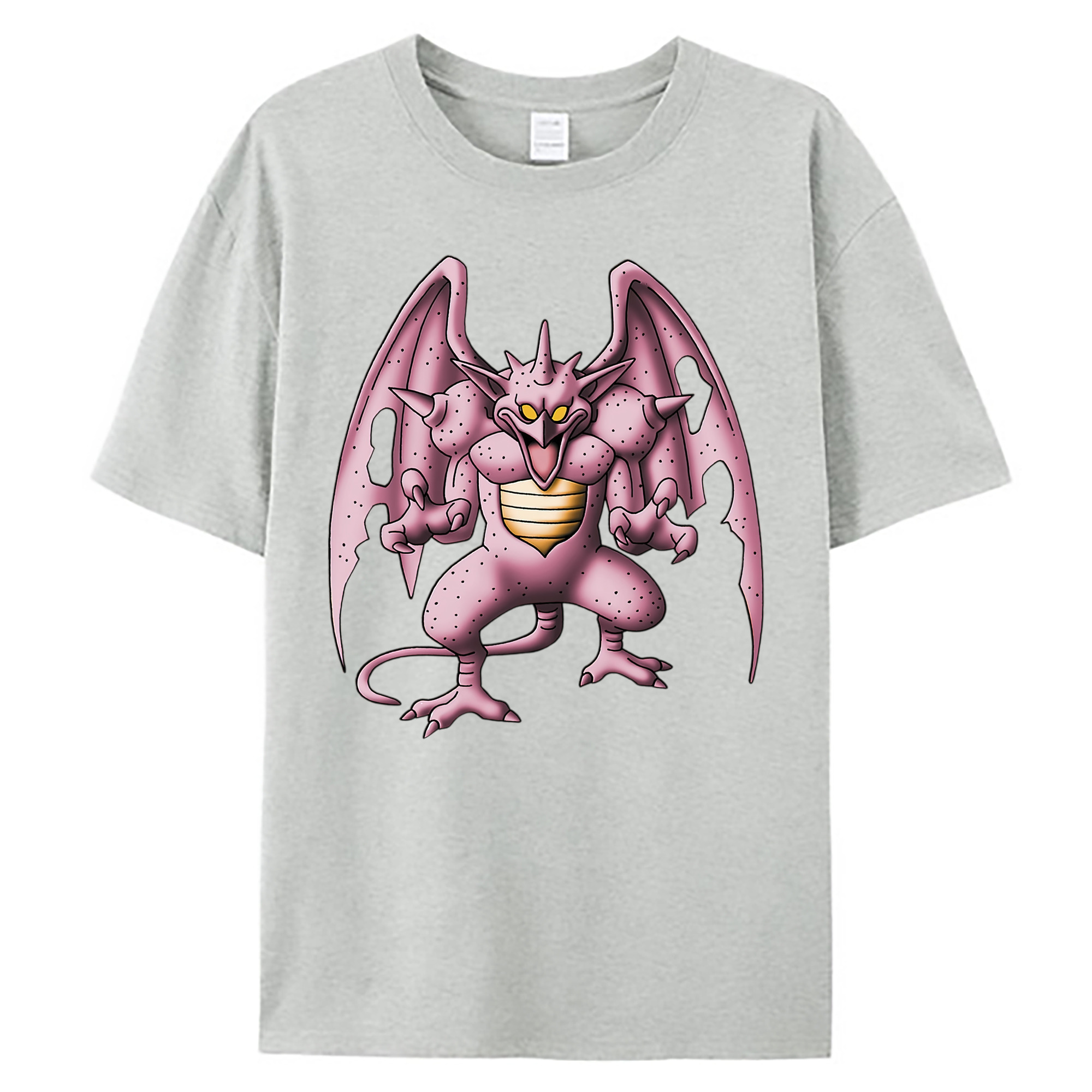 （画像用） ドラゴンクエスト Doragon Kuesuto Dragon Quest 綿100％ メンズ半袖Tシャツ｜肌触りやわらか＆通気性