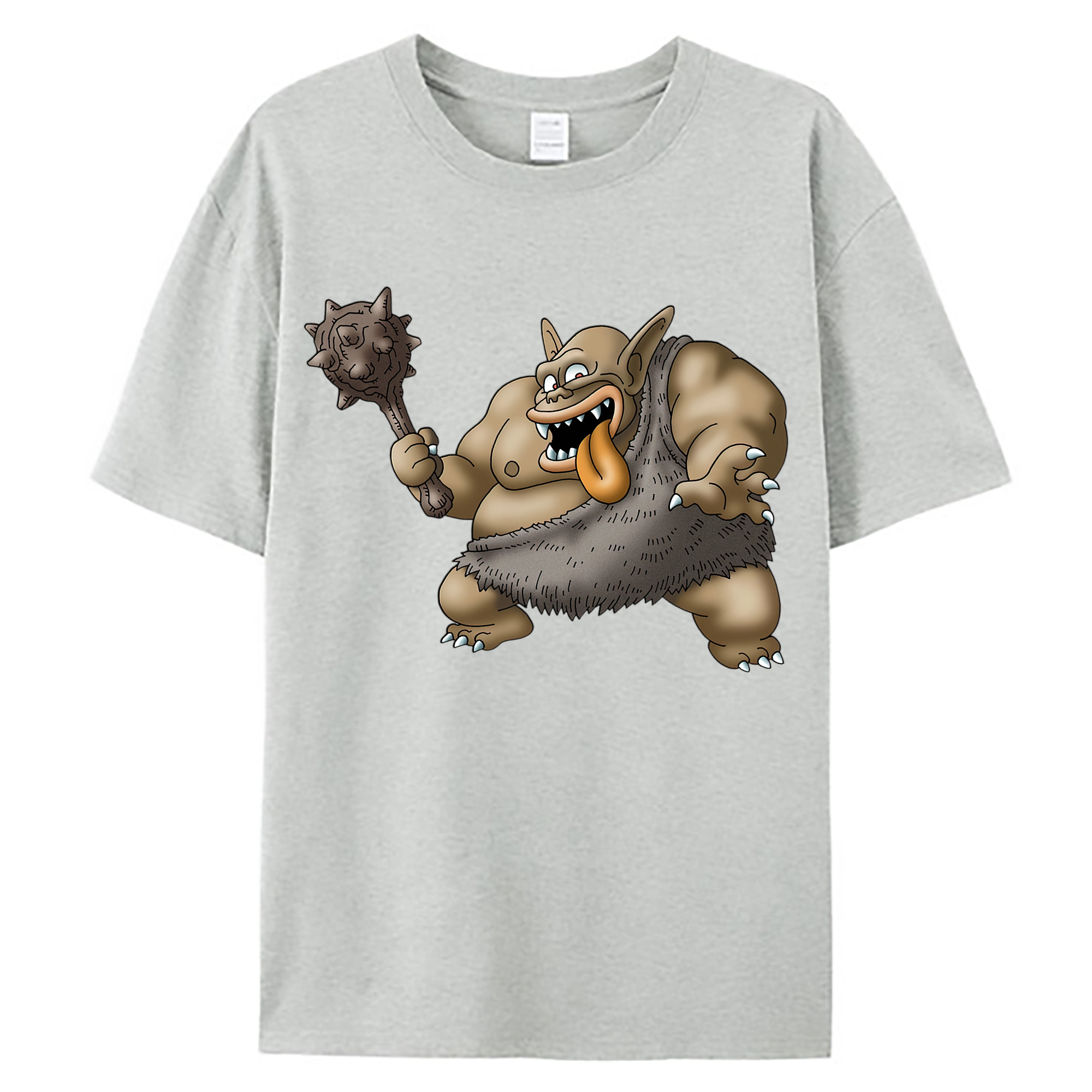 （画像用） ドラゴンクエスト Doragon Kuesuto Dragon Quest 綿100％ メンズ半袖Tシャツ｜肌触りやわらか＆通気性