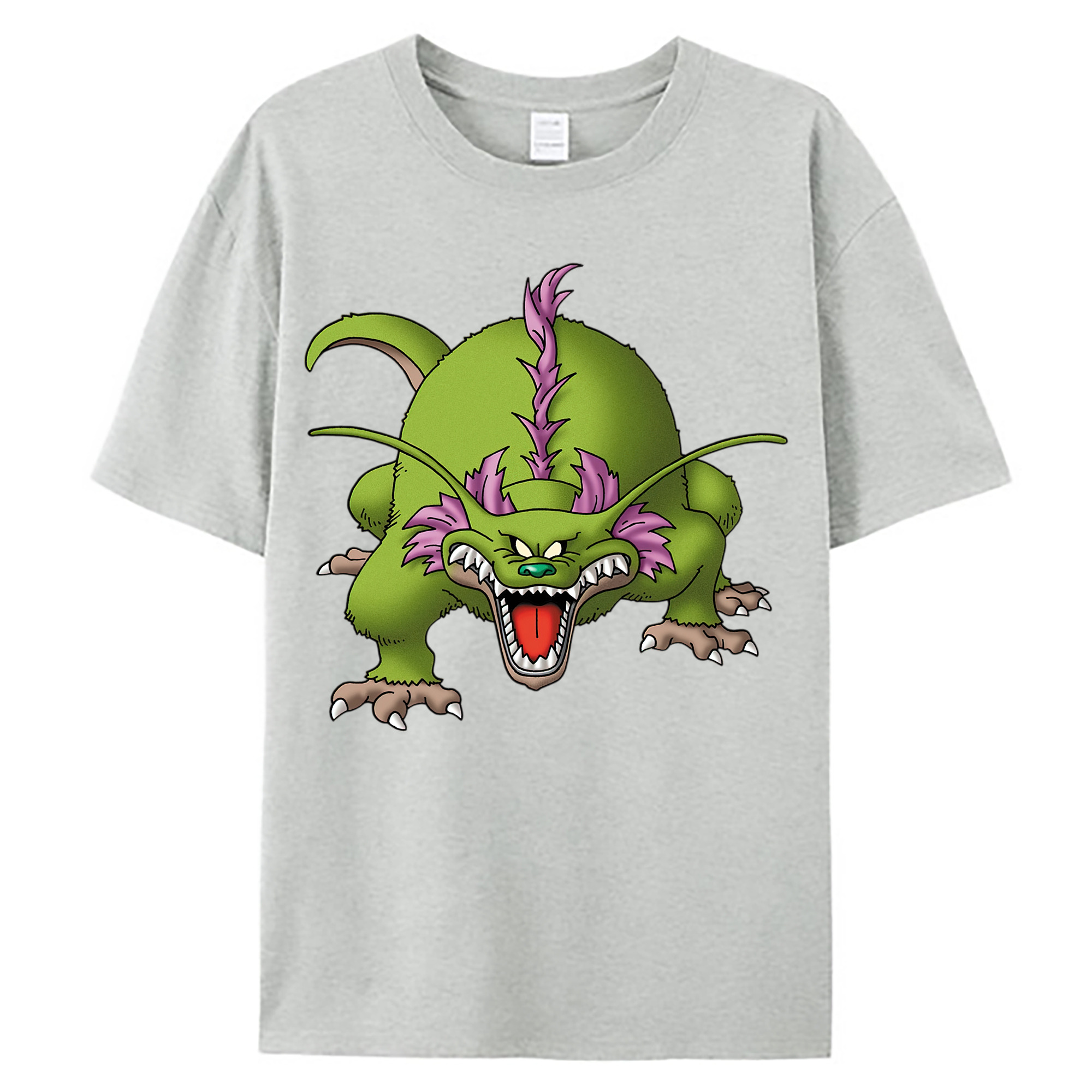 （画像用） ドラゴンクエスト Doragon Kuesuto Dragon Quest 綿100％ メンズ半袖Tシャツ｜肌触りやわらか＆通気性