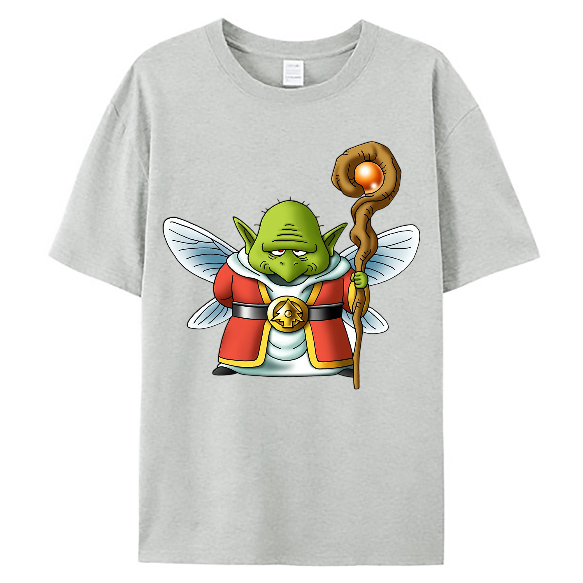 （画像用） ドラゴンクエスト Doragon Kuesuto Dragon Quest 綿100％ メンズ半袖Tシャツ｜肌触りやわらか＆通気性
