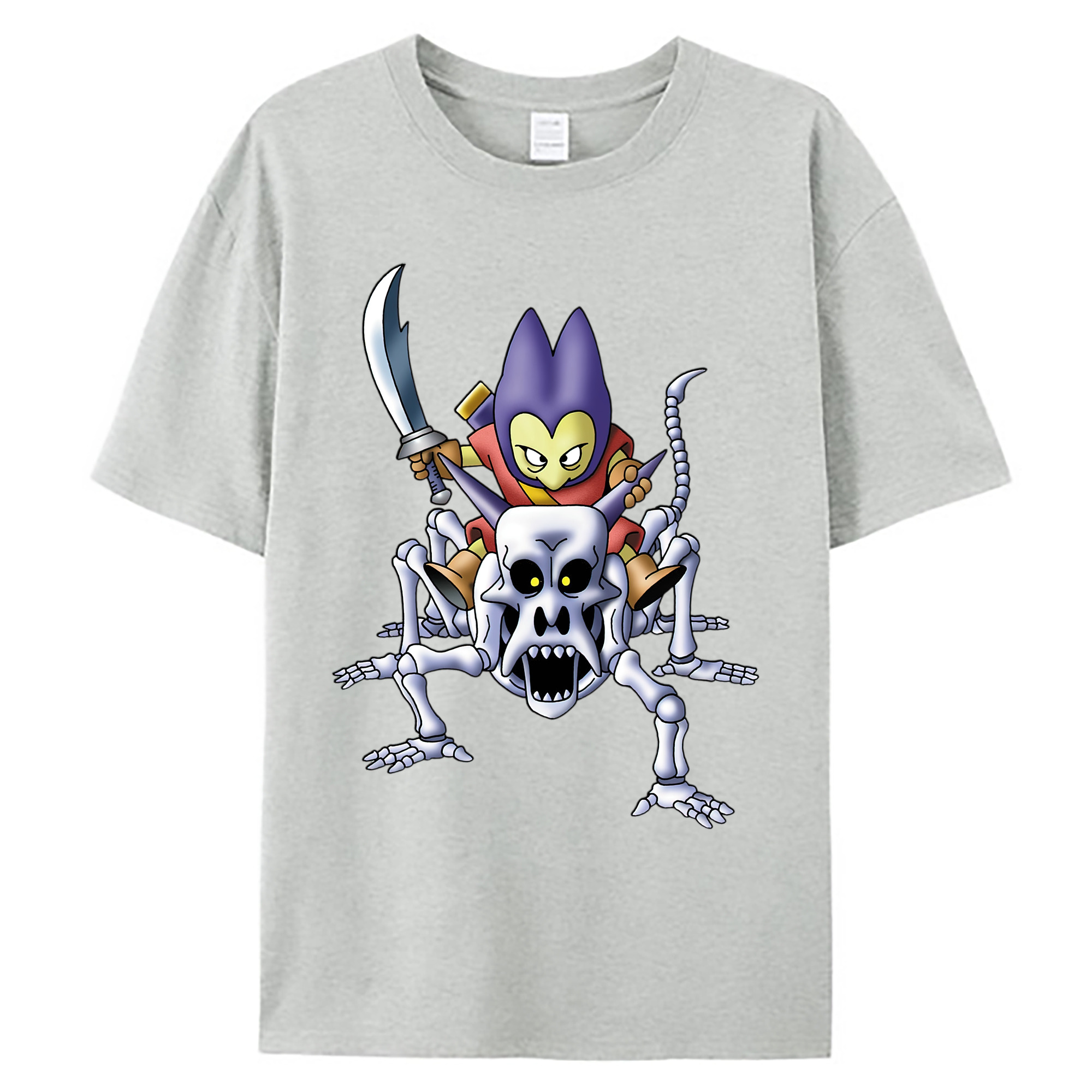 （画像用） ドラゴンクエスト Doragon Kuesuto Dragon Quest 綿100％ メンズ半袖Tシャツ｜肌触りやわらか＆通気性