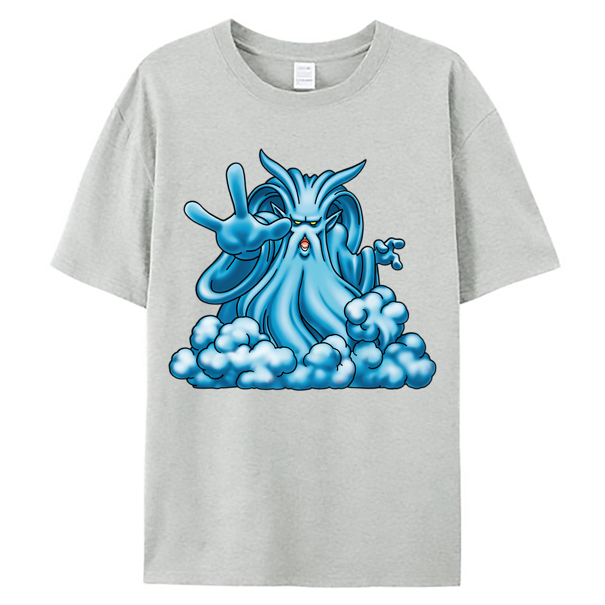 （画像用） ドラゴンクエスト Doragon Kuesuto Dragon Quest 綿100％ メンズ半袖Tシャツ｜肌触りやわらか＆通気性