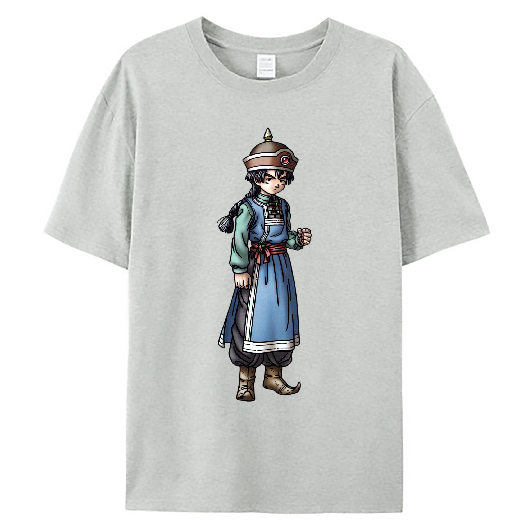 （画像用） ドラゴンクエスト Doragon Kuesuto Dragon Quest 綿100％ メンズ半袖Tシャツ｜肌触りやわらか＆通気性