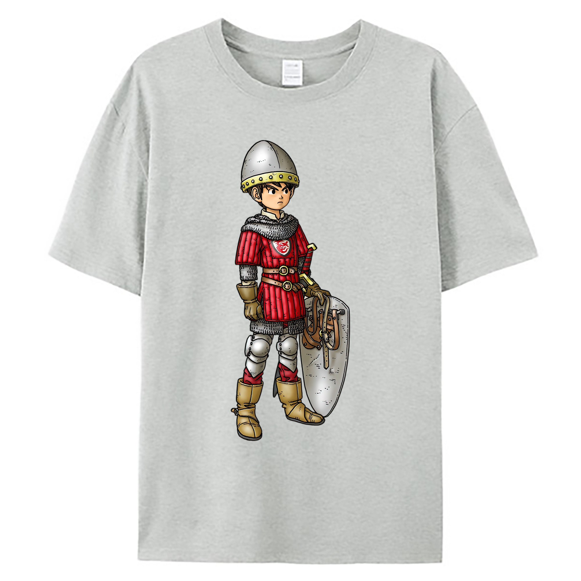 （画像用） ドラゴンクエスト Doragon Kuesuto Dragon Quest 綿100％ メンズ半袖Tシャツ｜肌触りやわらか＆通気性