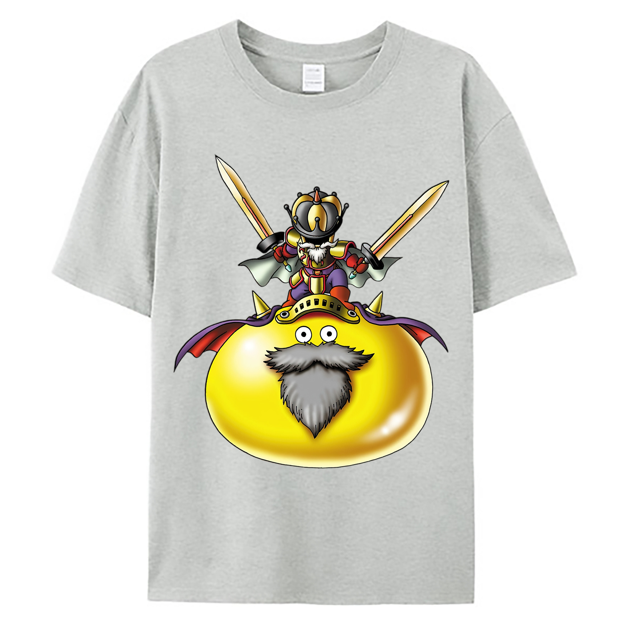 （画像用） ドラゴンクエスト Doragon Kuesuto Dragon Quest 綿100％ メンズ半袖Tシャツ｜肌触りやわらか＆通気性