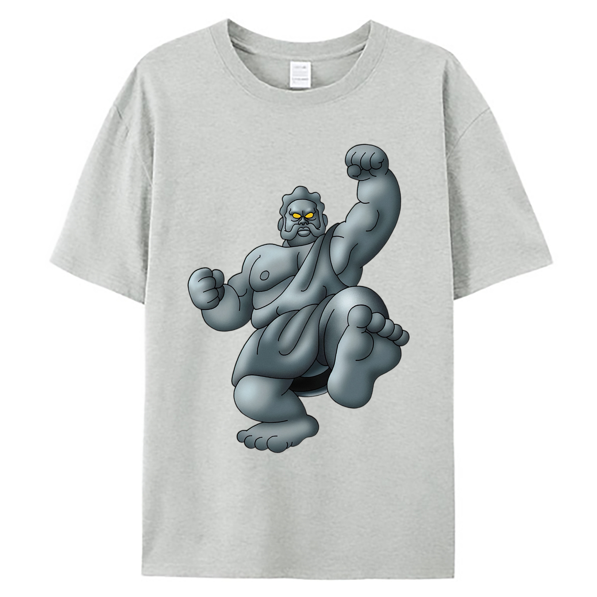 （画像用） ドラゴンクエスト Doragon Kuesuto Dragon Quest 綿100％ メンズ半袖Tシャツ｜肌触りやわらか＆通気性