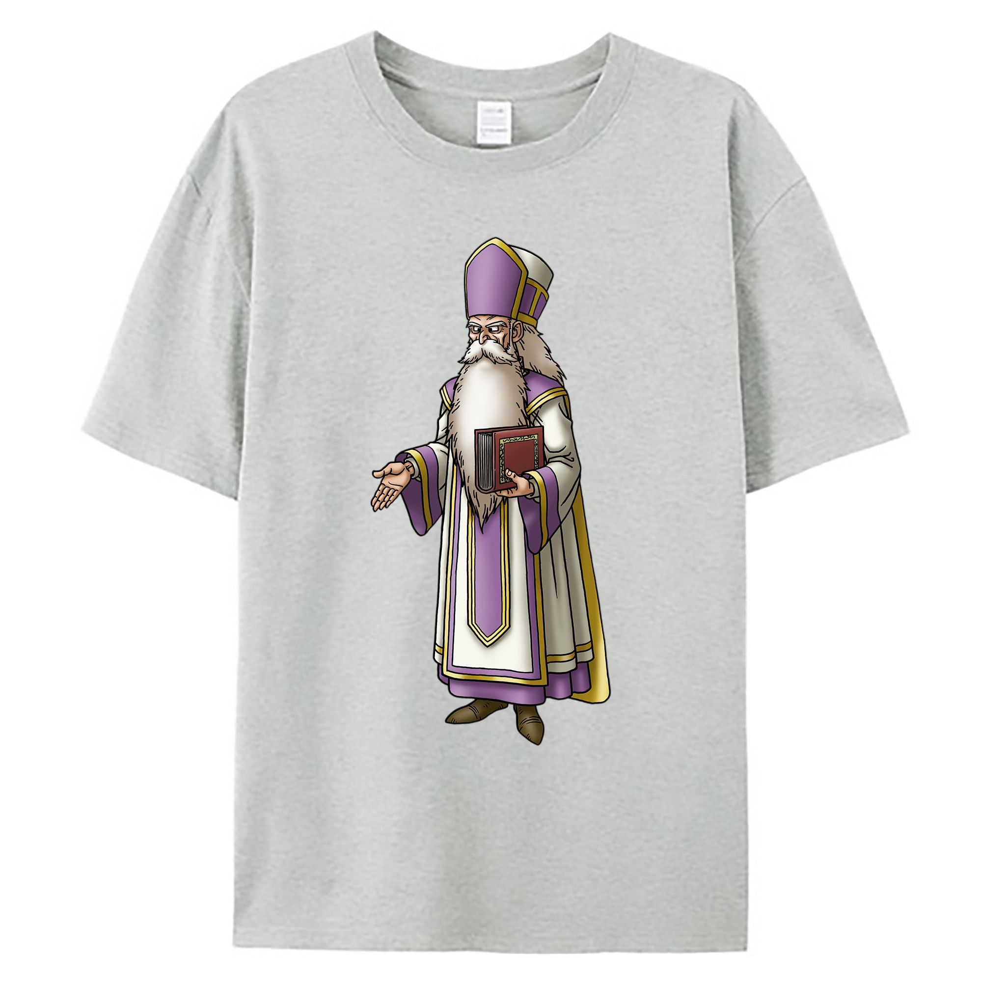 （画像用） ドラゴンクエスト Doragon Kuesuto Dragon Quest 綿100％ メンズ半袖Tシャツ｜肌触りやわらか＆通気性