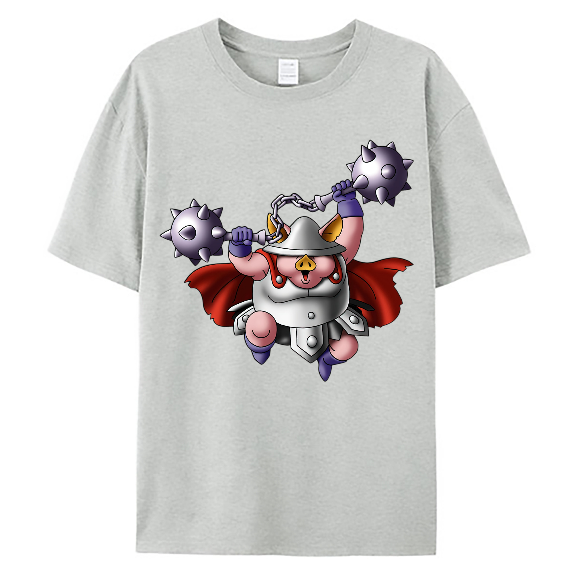 （画像用） ドラゴンクエスト Doragon Kuesuto Dragon Quest 綿100％ メンズ半袖Tシャツ｜肌触りやわらか＆通気性