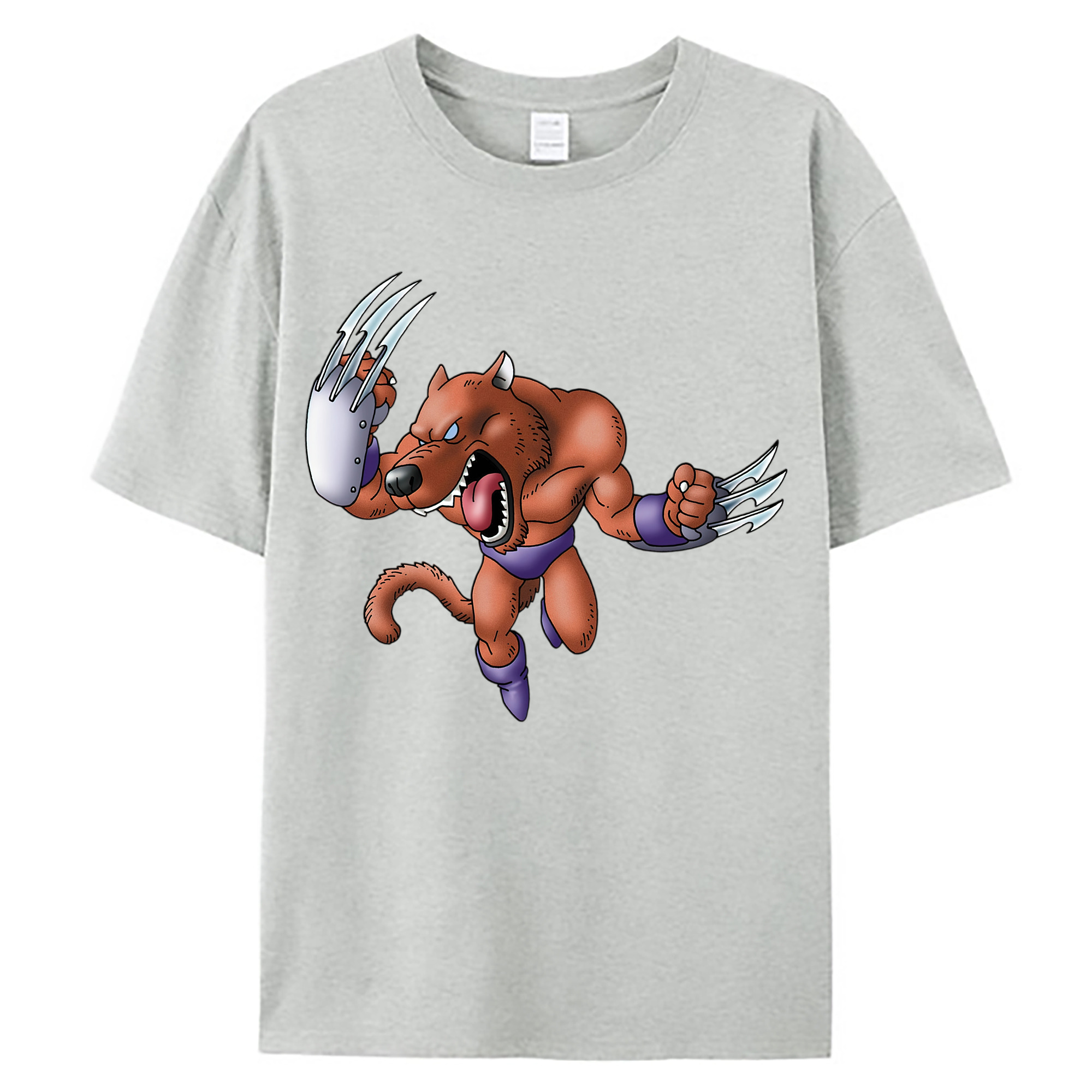 （画像用） ドラゴンクエスト Doragon Kuesuto Dragon Quest 綿100％ メンズ半袖Tシャツ｜肌触りやわらか＆通気性
