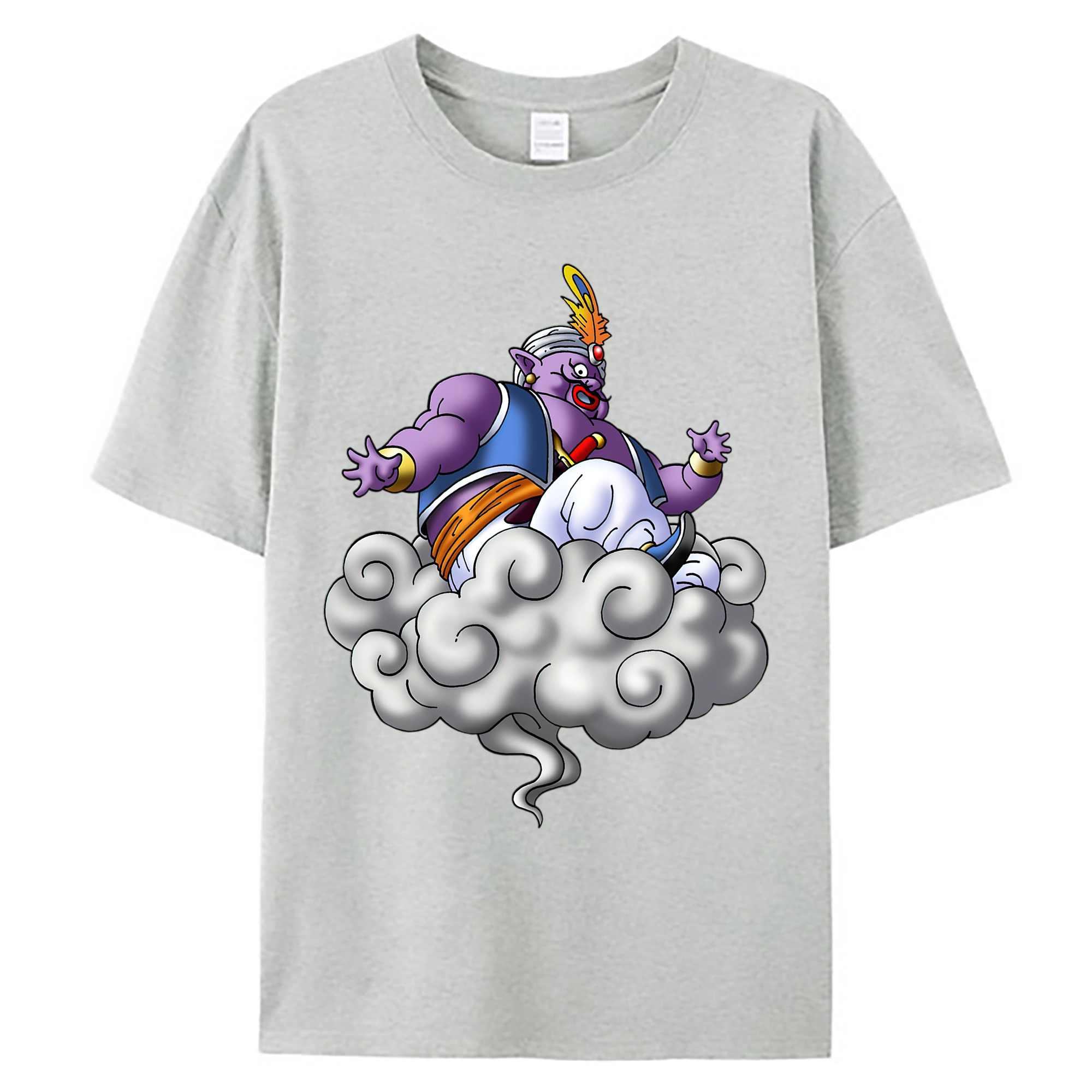 （画像用） ドラゴンクエスト Doragon Kuesuto Dragon Quest 綿100％ メンズ半袖Tシャツ｜肌触りやわらか＆通気性