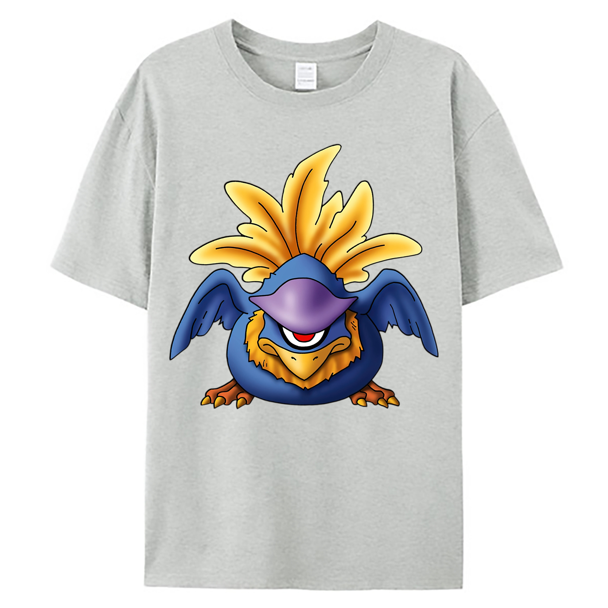 （画像用） ドラゴンクエスト Doragon Kuesuto Dragon Quest 綿100％ メンズ半袖Tシャツ｜肌触りやわらか＆通気性